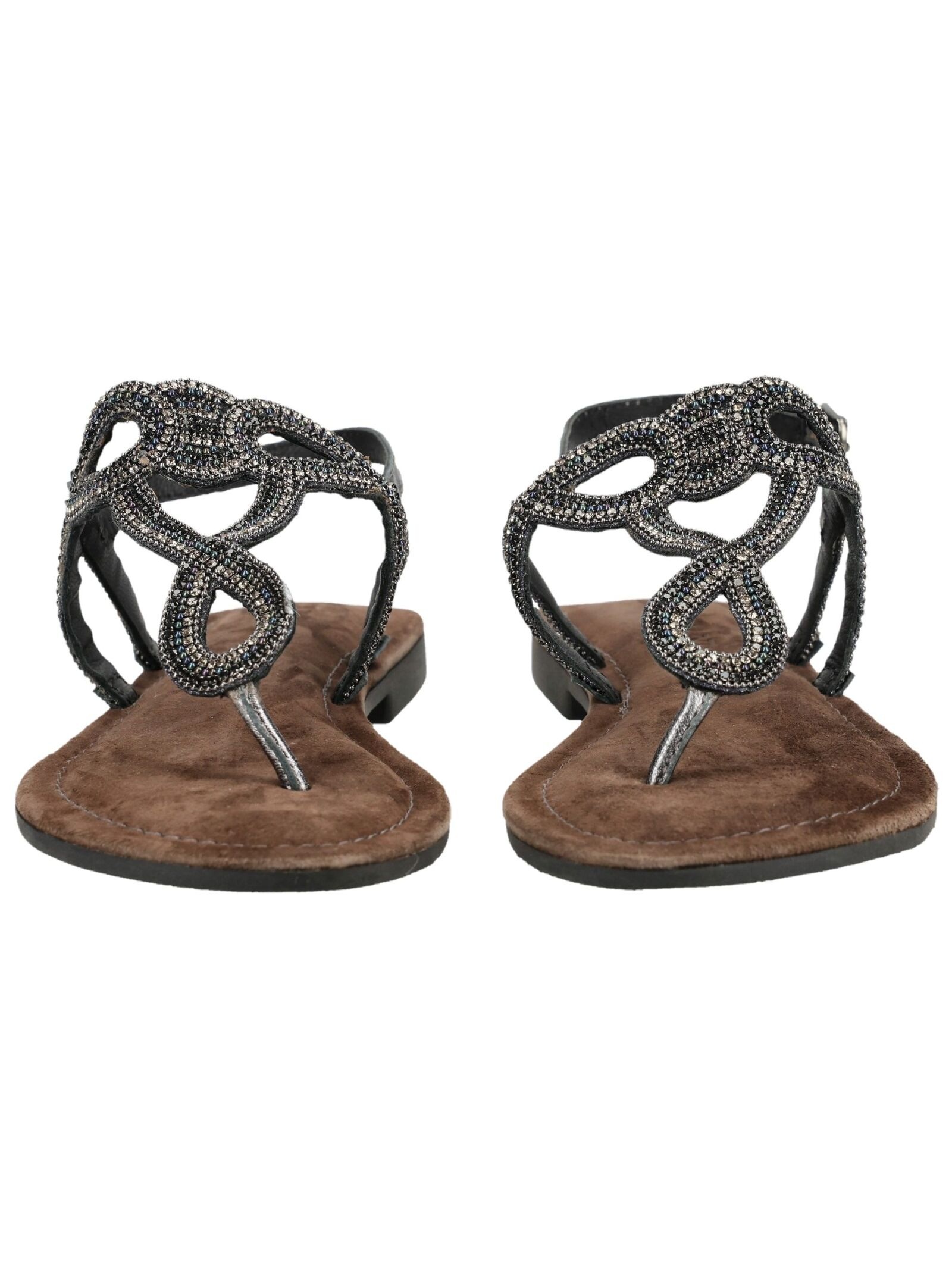 Lazamani Thong Sandals Pewter 39 2