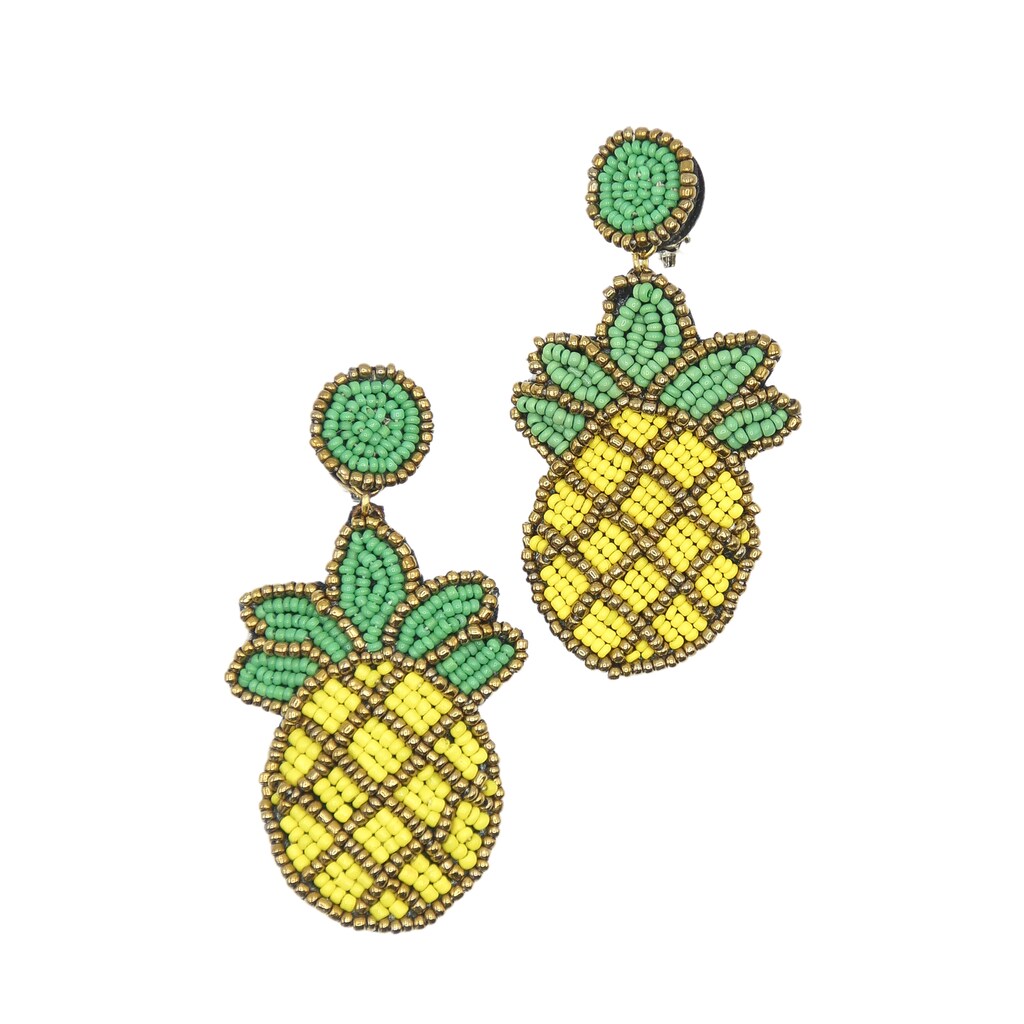 COLLEZIONE ALESSANDRO Paar Ohrclips »Ananas«