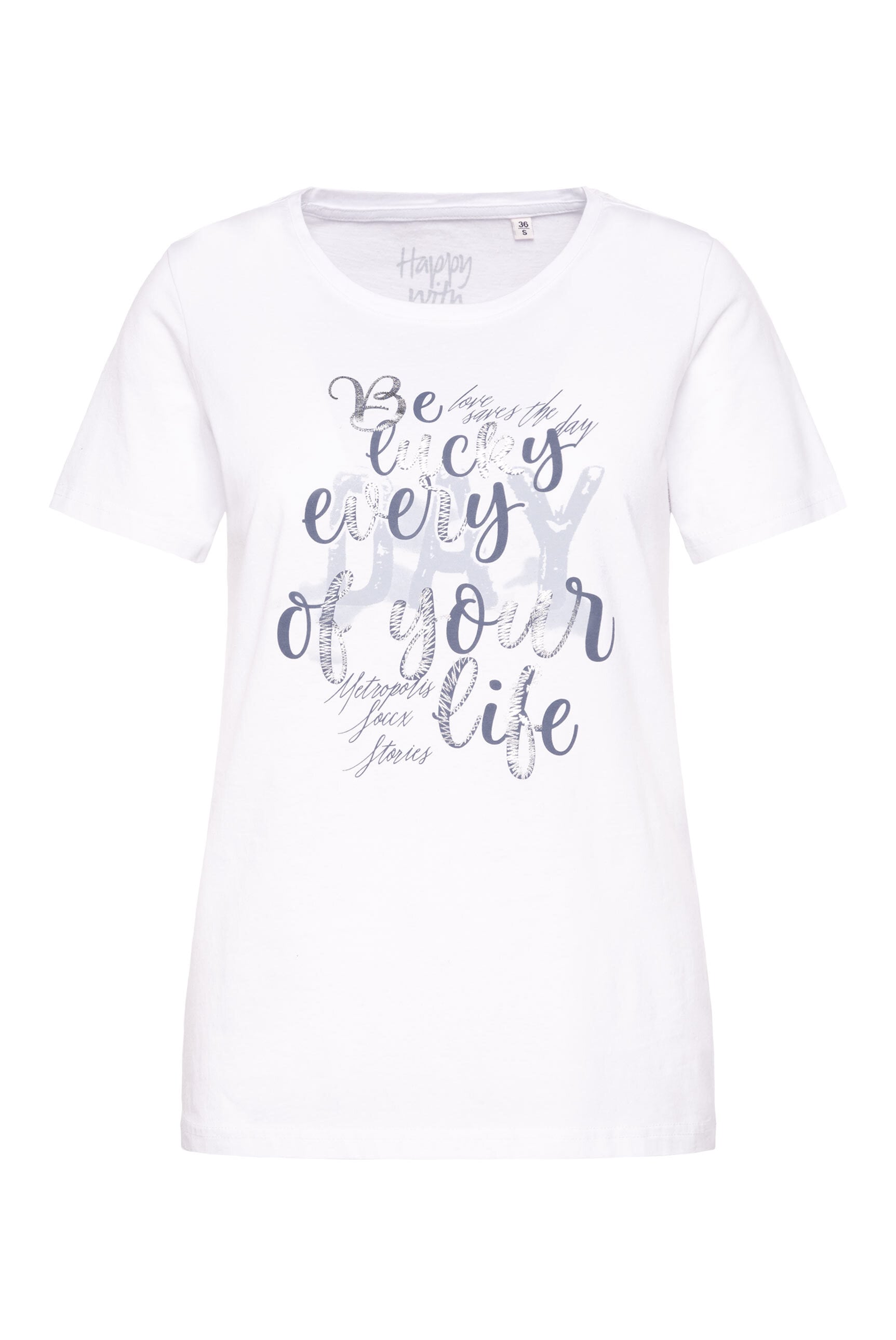 SOCCX Rundhalsshirt, aus Baumwolle