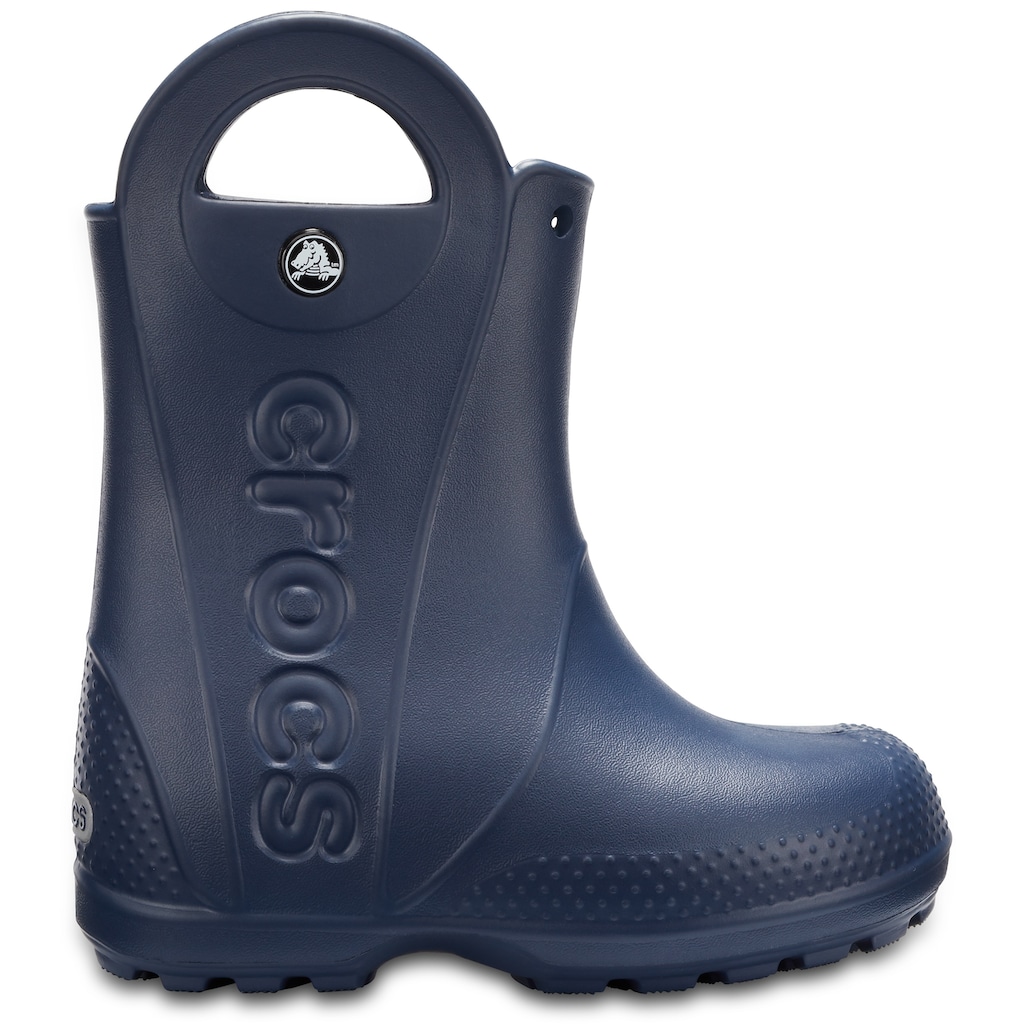 Crocs Gummistiefel »Handle It Rain Boot Kids«, Regenstiefel, Matsch-Schuh, Regenschuh zum Schlupfen, mit Anziehlasche