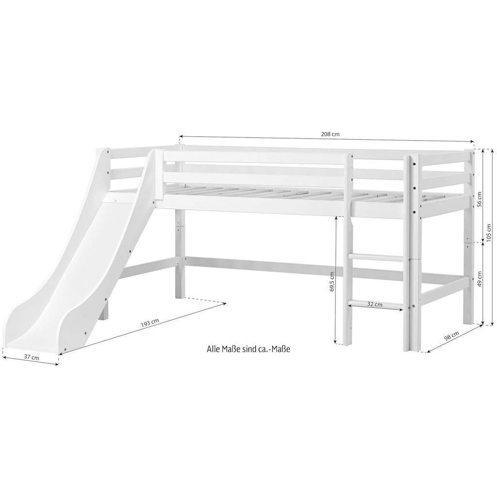 Hoppekids Hochbett »«Winter Wonderland»«, (Set, 4 St.)