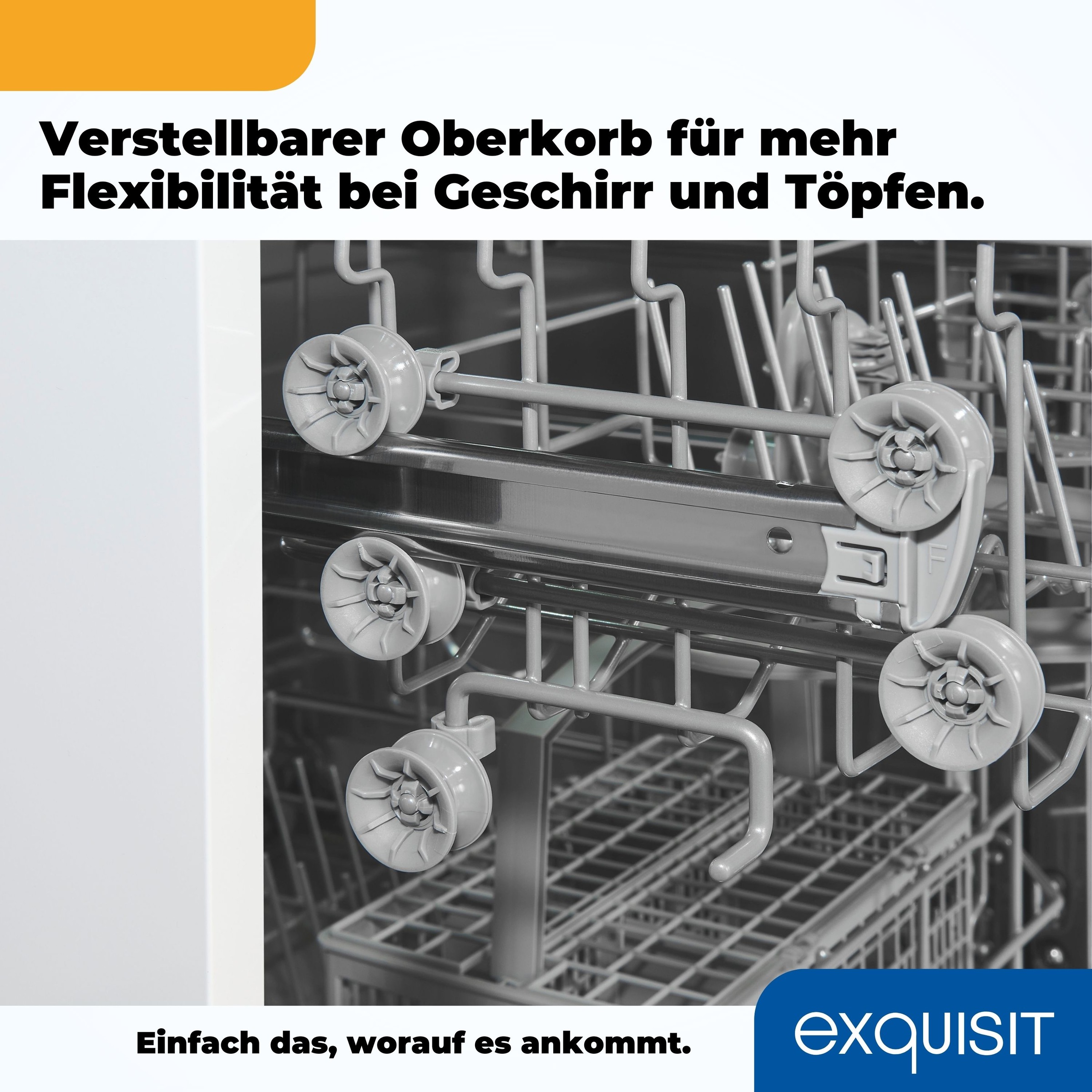 exquisit Standgeschirrspüler »GSP6312-030D weiss«, 12 Maßgedecke