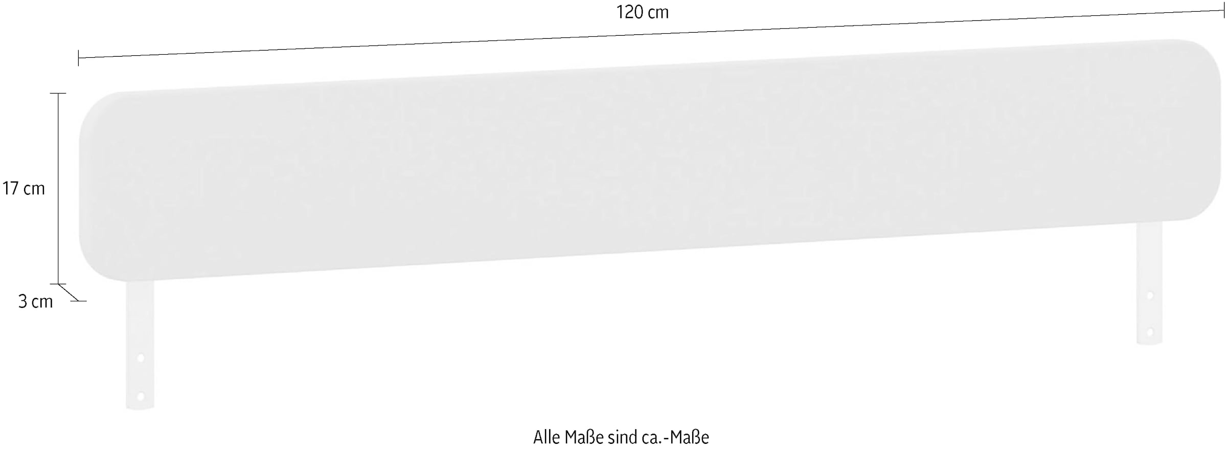 PAIDI Umbauseiten »CUTIE LEA in Weiß, Rausfallschutz« Off-White, zusätzliche Absturzsicherung zur Liege