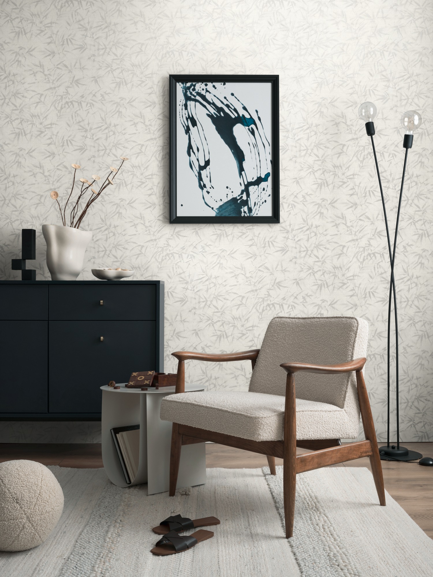 A.S. Création Vliestapete »Bambus-Tapete diverse Farben Blättermuster« botanisch strukturiert