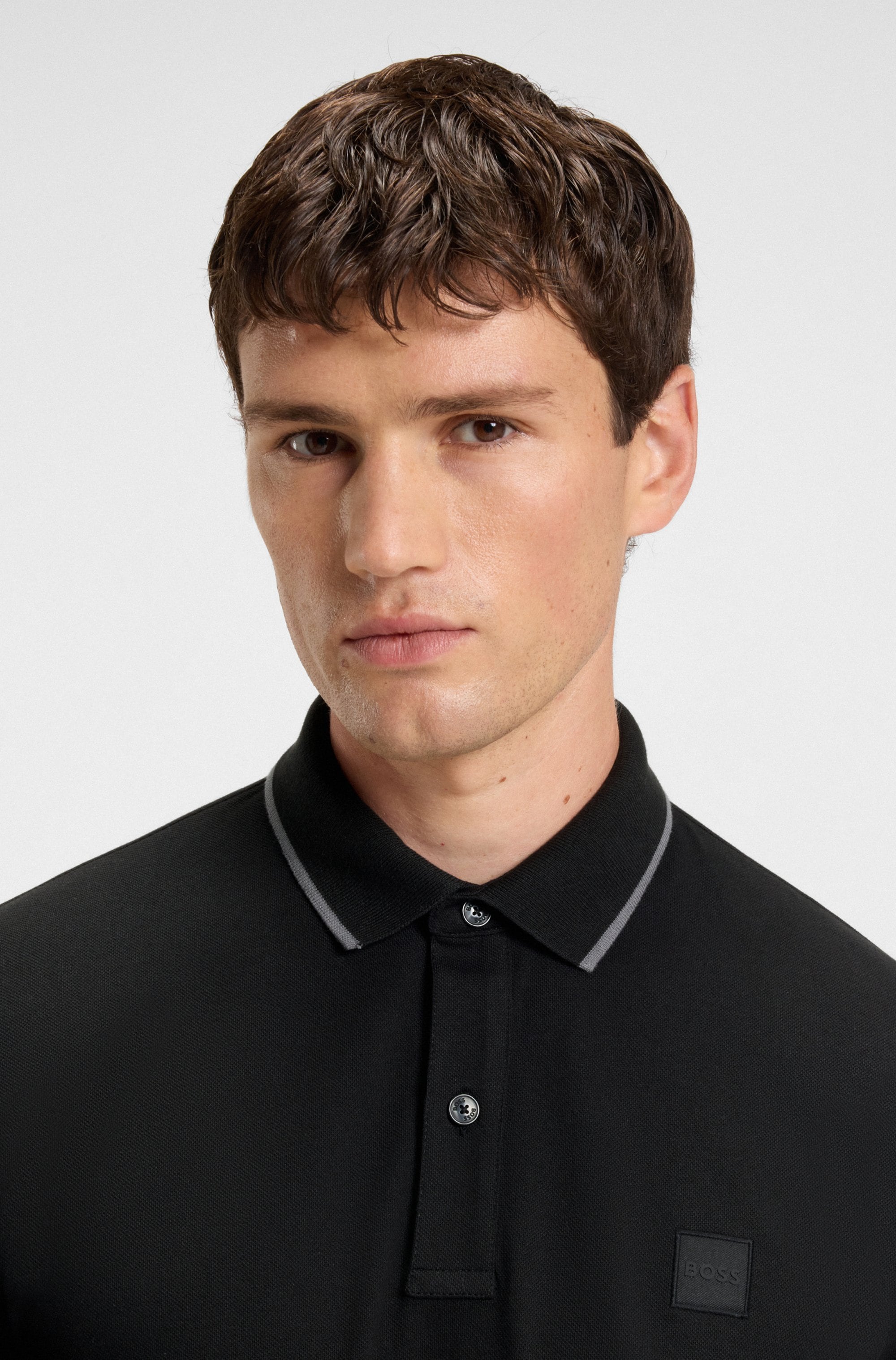 BOSS ORANGE Poloshirt »Passertip« mit BOSS Logo-Badge