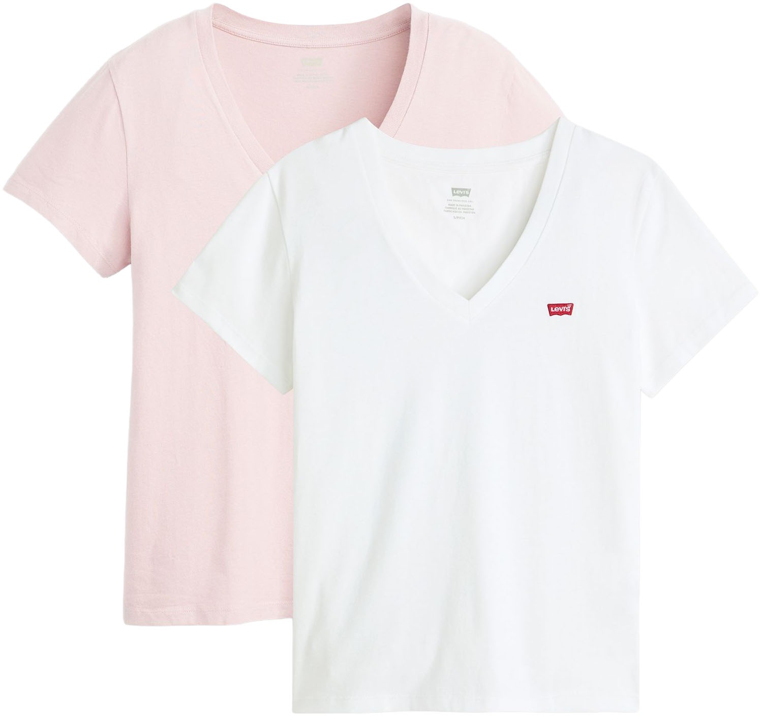 Levis T-Shirt "VNECK TEE 2 PACK", 2 Stk. günstig online kaufen