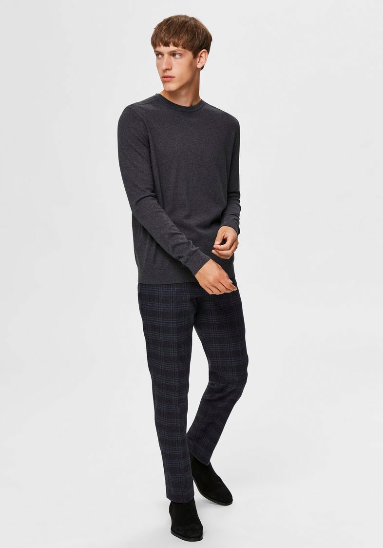 SELECTED HOMME Strickpullover »SLHBERG CREW NECK NOOS«
