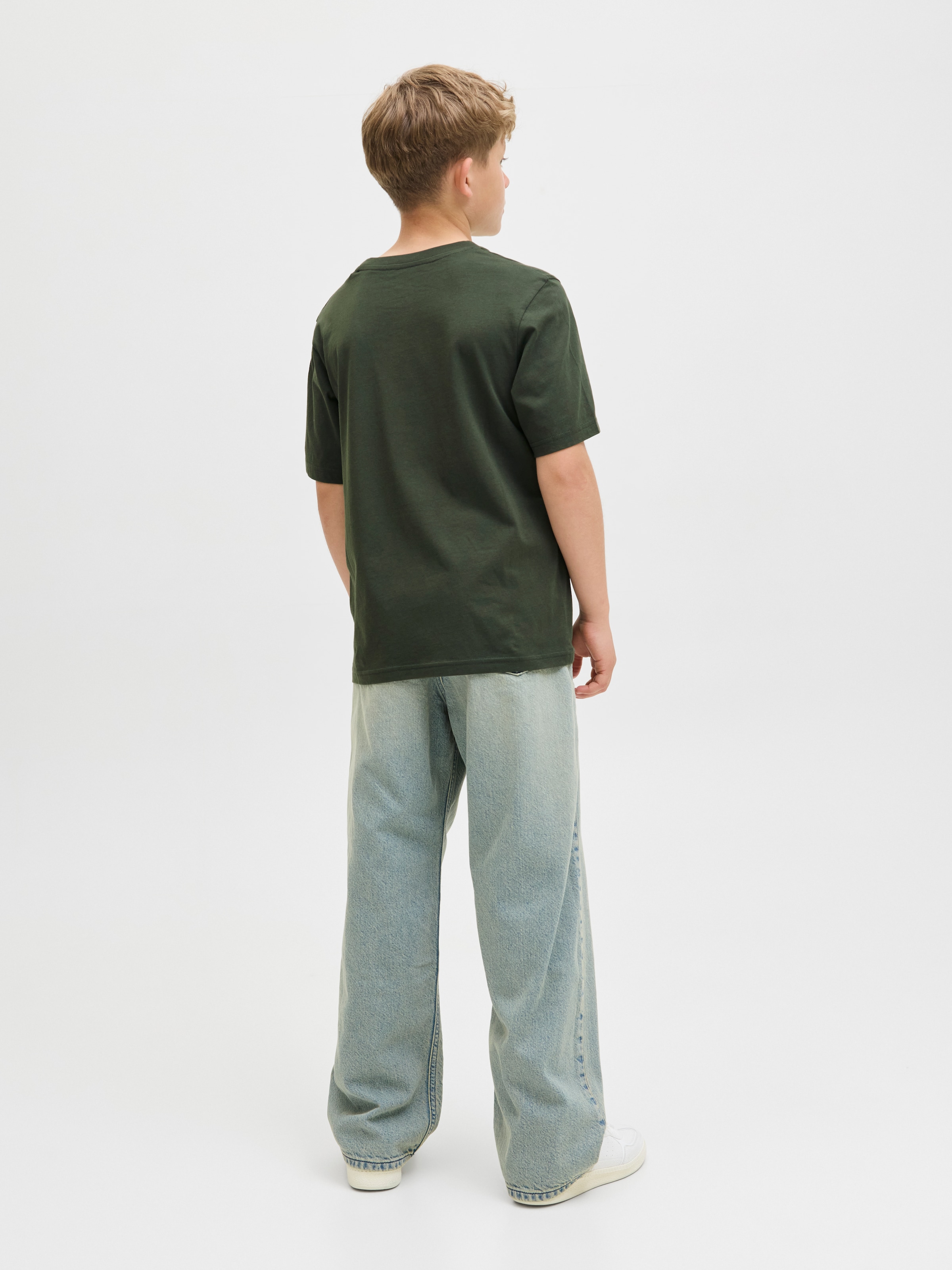 Jack & Jones Junior Kurzarmshirt »JJESTAR lässig, weich, atmungsaktiv, stylisch«, bedruckt, casual, relaxed fit, Rundhals