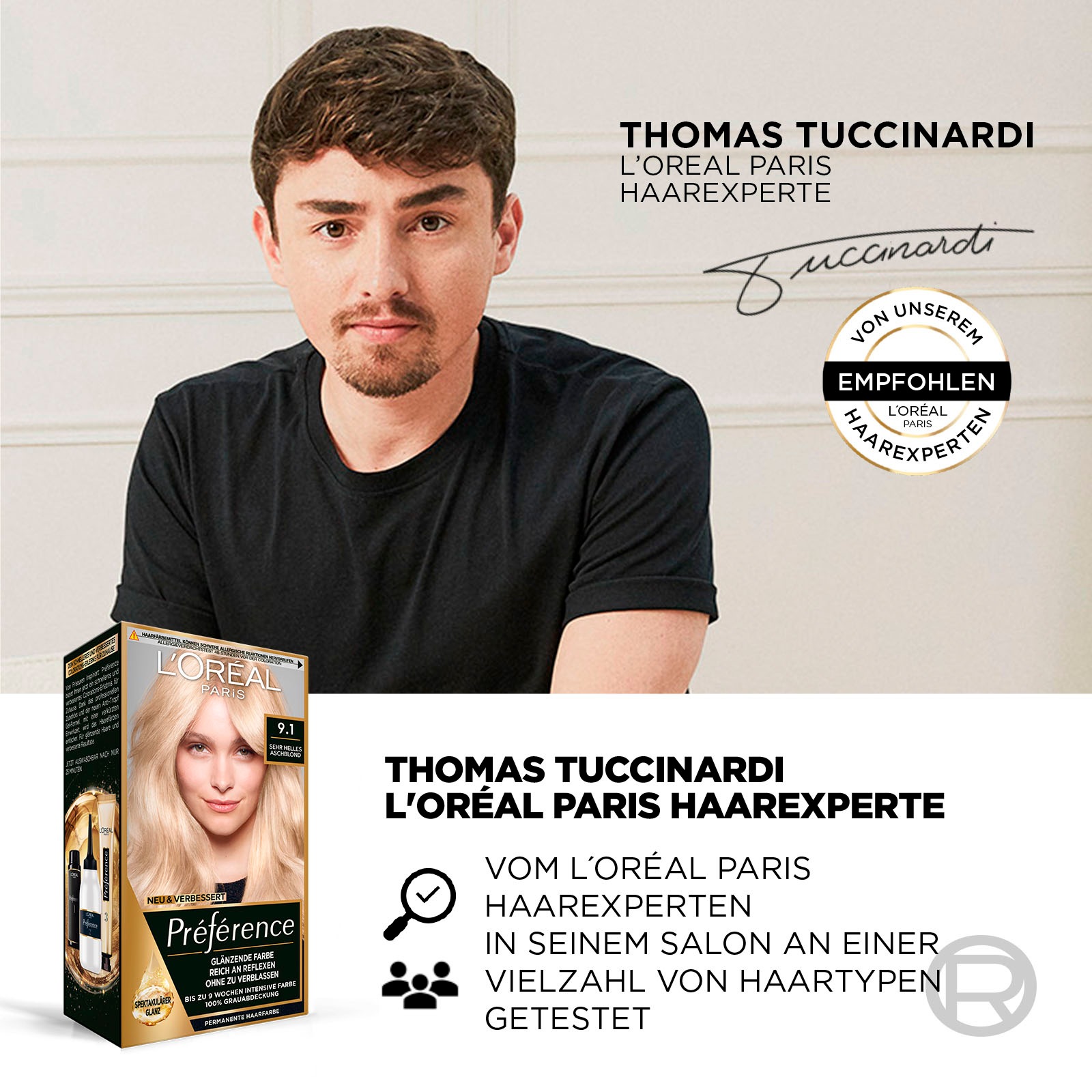 L'ORÉAL PARIS Coloration »Préférence«, (3er Pack), mit pflegender Formel