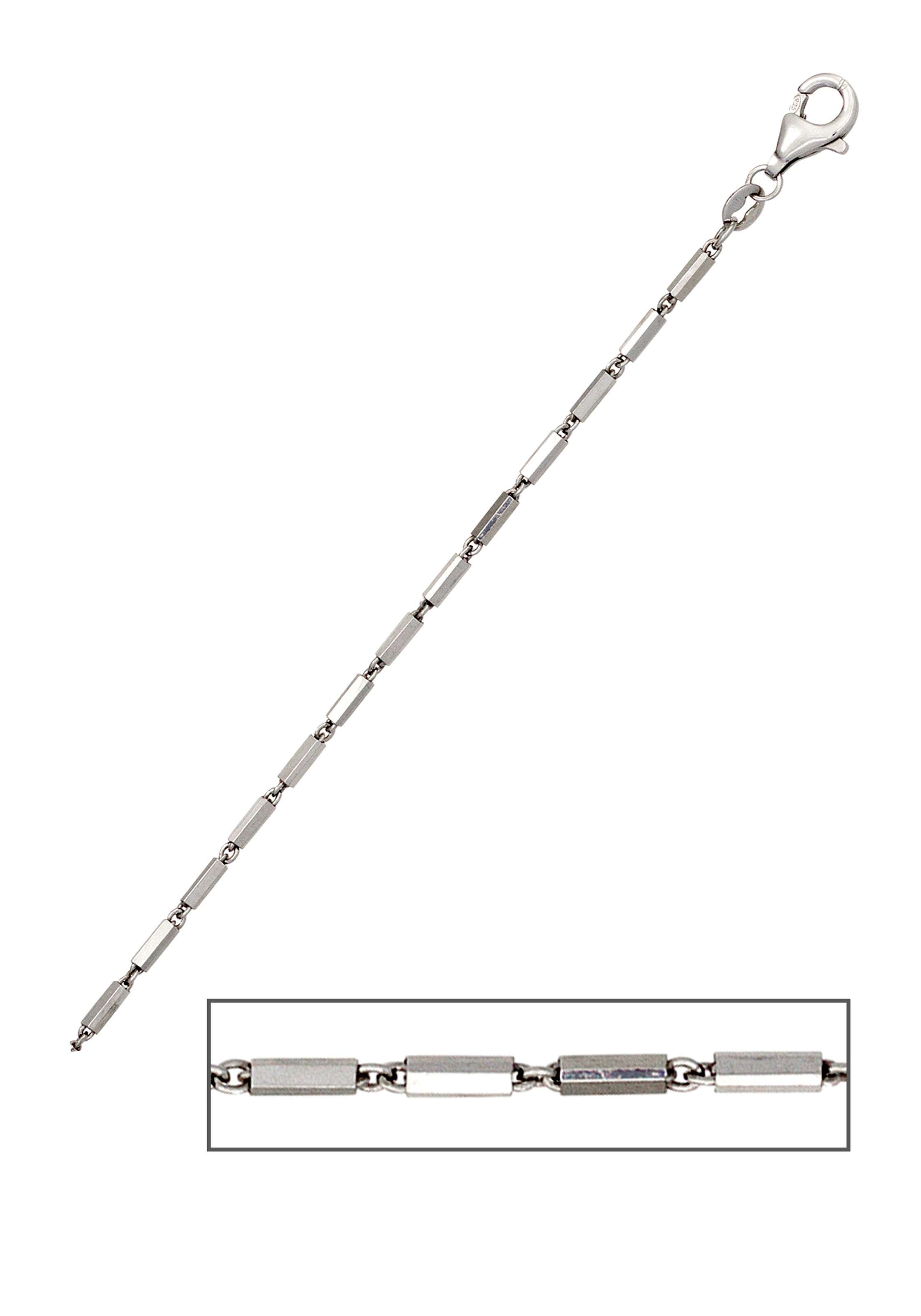JOBO Silberkette »Glieder-Kette«, 925 Silber 42 cm 1,4 mm