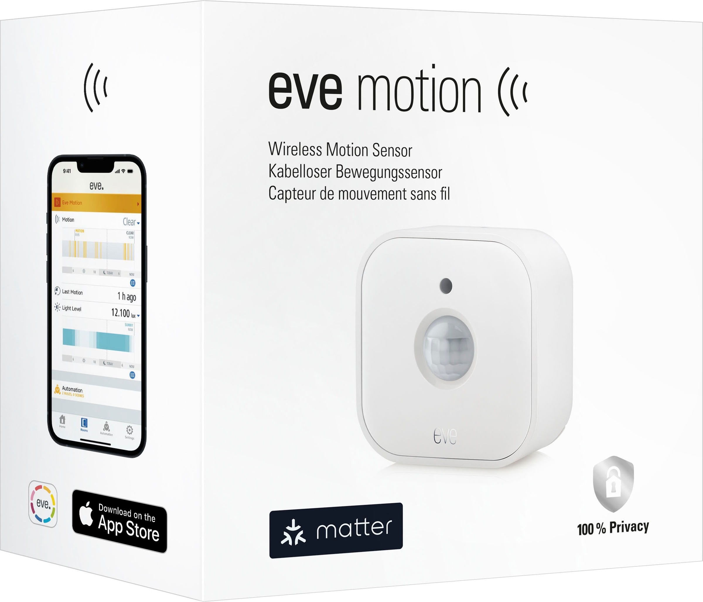 EVE Sensor »Motion (Matter) 2er Pack«, (Packung, 2 St.)