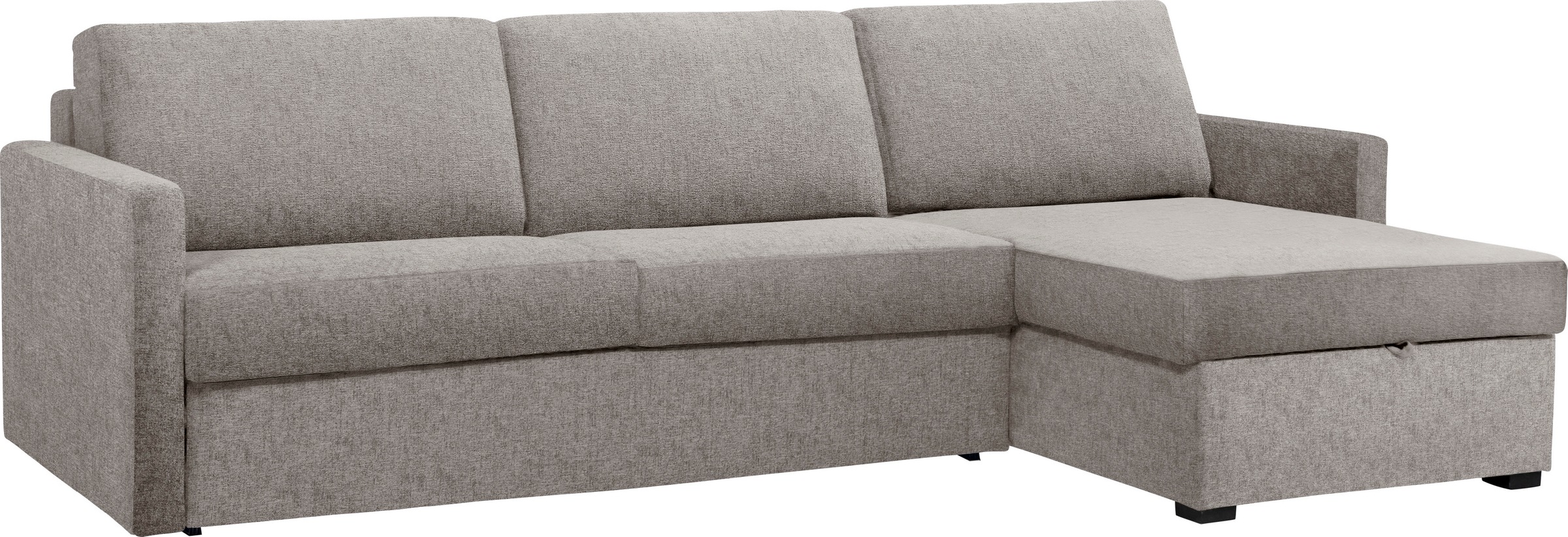 Places of Style Schlafsofa »GOLDPOINT Ecksofa 264 cm, Liegefläche (140/200cm), L-Form,«, Bettfunktion, Bonell-Federkernmatratze und Dauerschläfer-Funktion