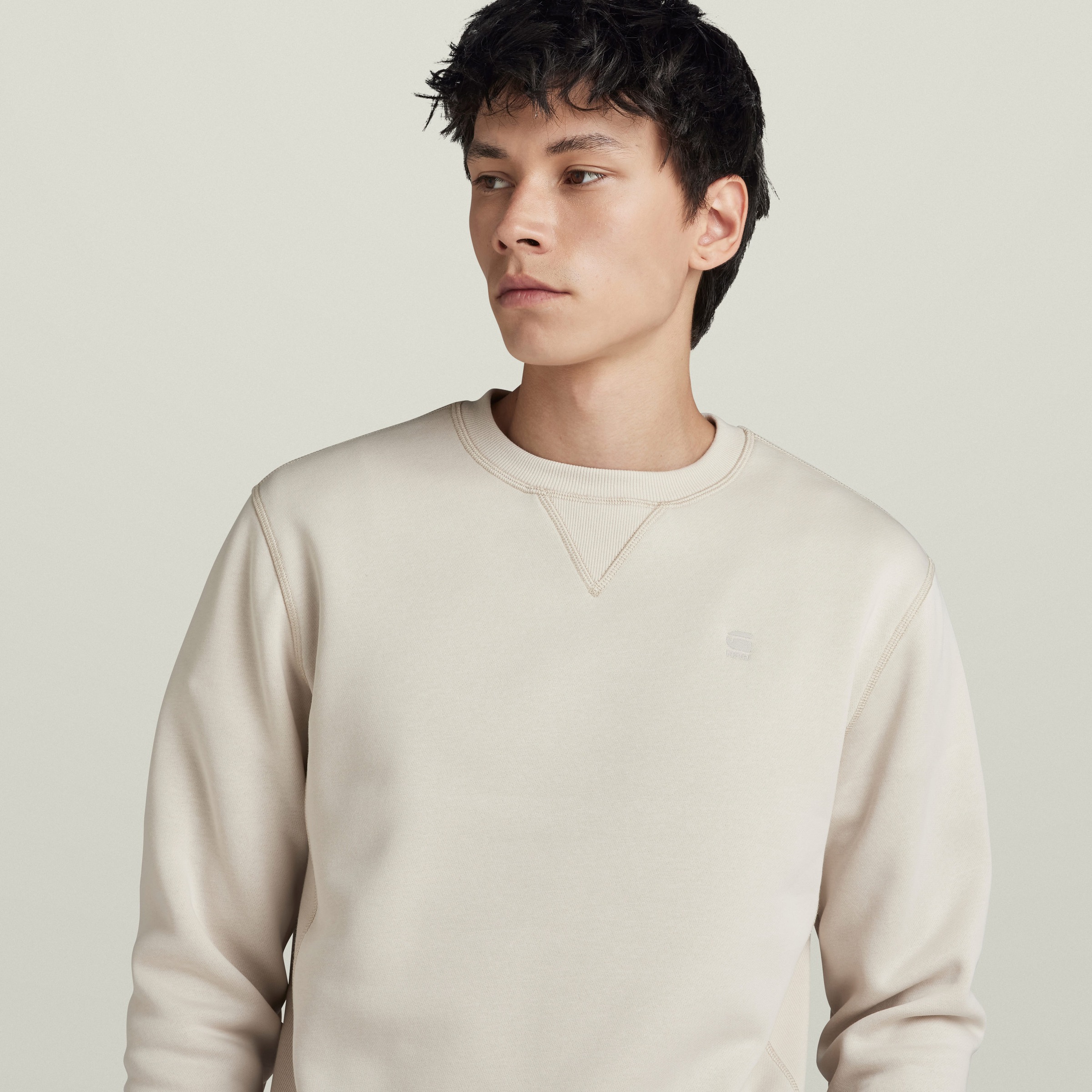 G-STAR Sweatshirt »Premium Core Pacior Sweat«, mit Ripp-Seiteneinsätzen