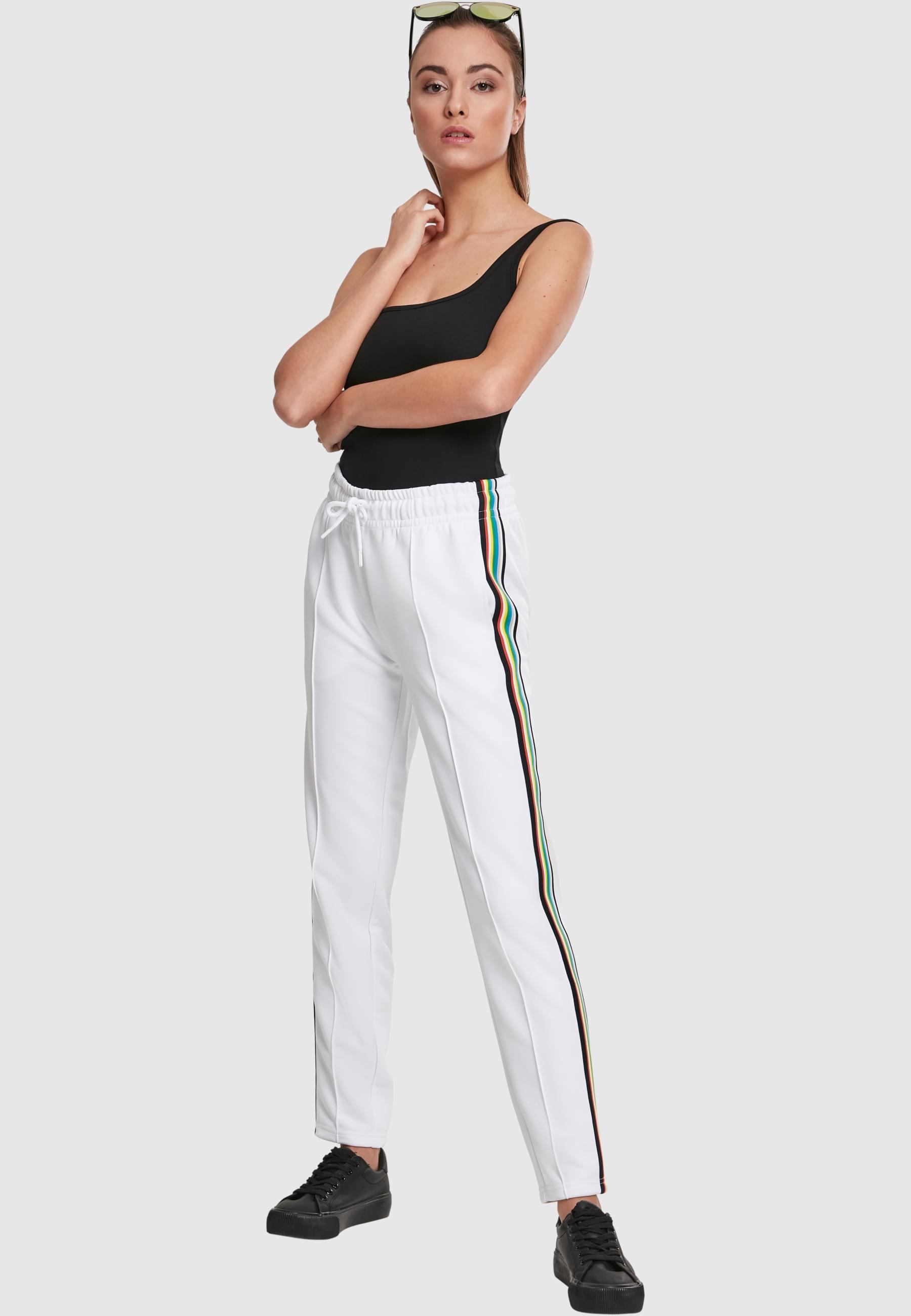 URBAN CLASSICS Muskelshirt »Urban Classics Damen Ladies Wide Neck Top«, (1 tlg.)