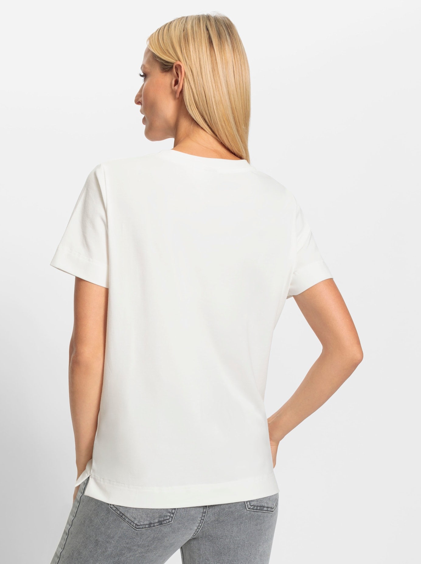 heine Rundhalsshirt »Shirt«, (1 tlg.)