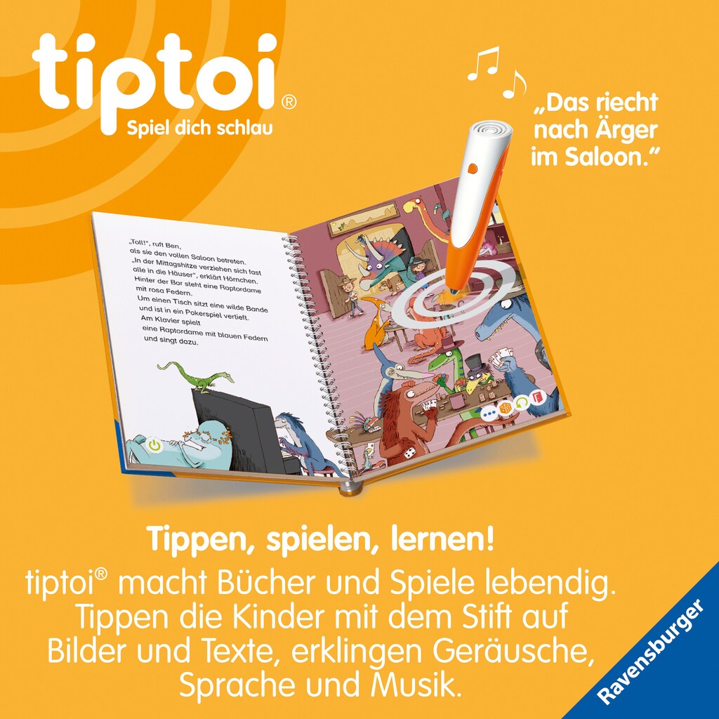 Ravensburger Buch »tiptoi® Lese-Lausch-Abenteuer Dino-Stadt«