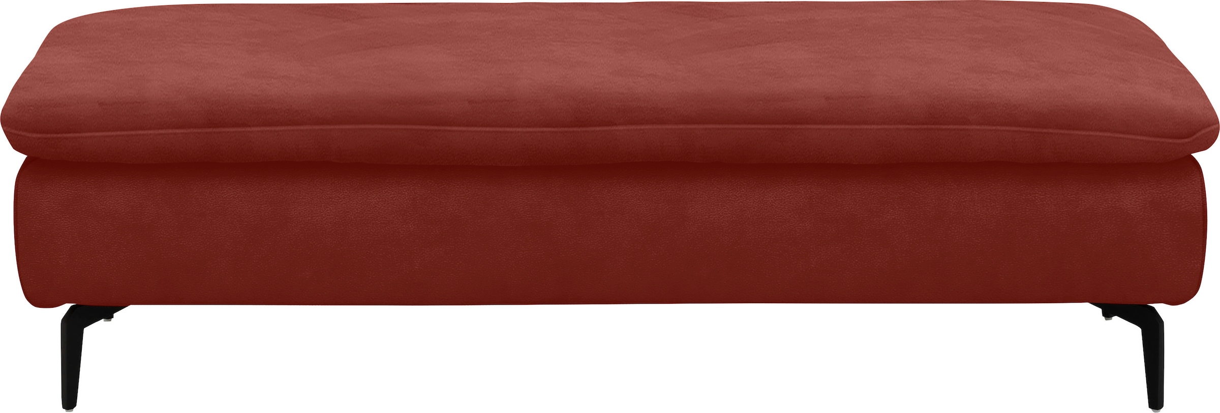 W.SCHILLIG Ecksofa »valentinoo, Designsofa, bequem, elegant und zeitlos, L-Form«, (Set), inklusive Hocker, mit Sitztiefenverstellung, Breite 299 cm