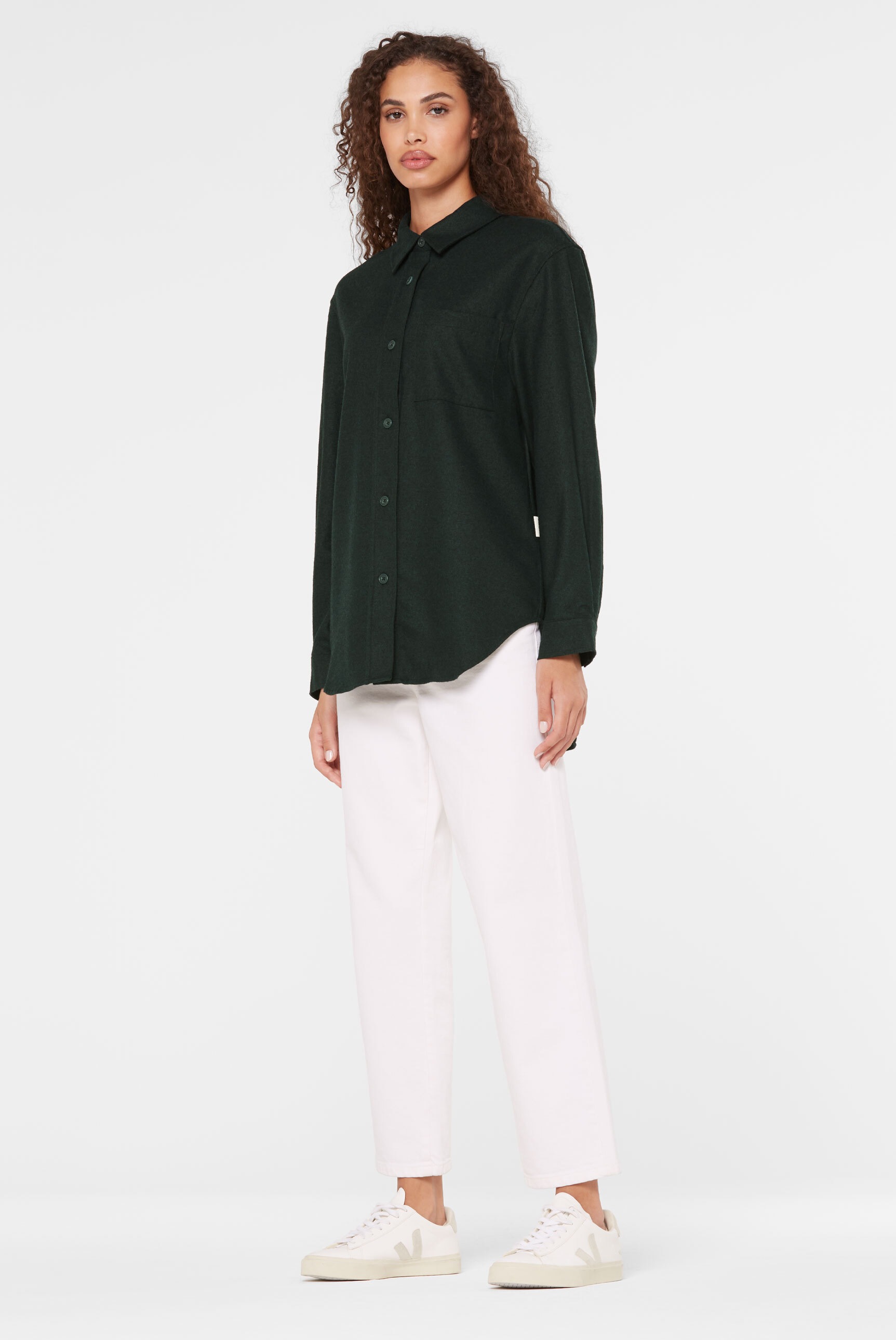 SENSES.THE LABEL Langarmbluse mit Brusttasche