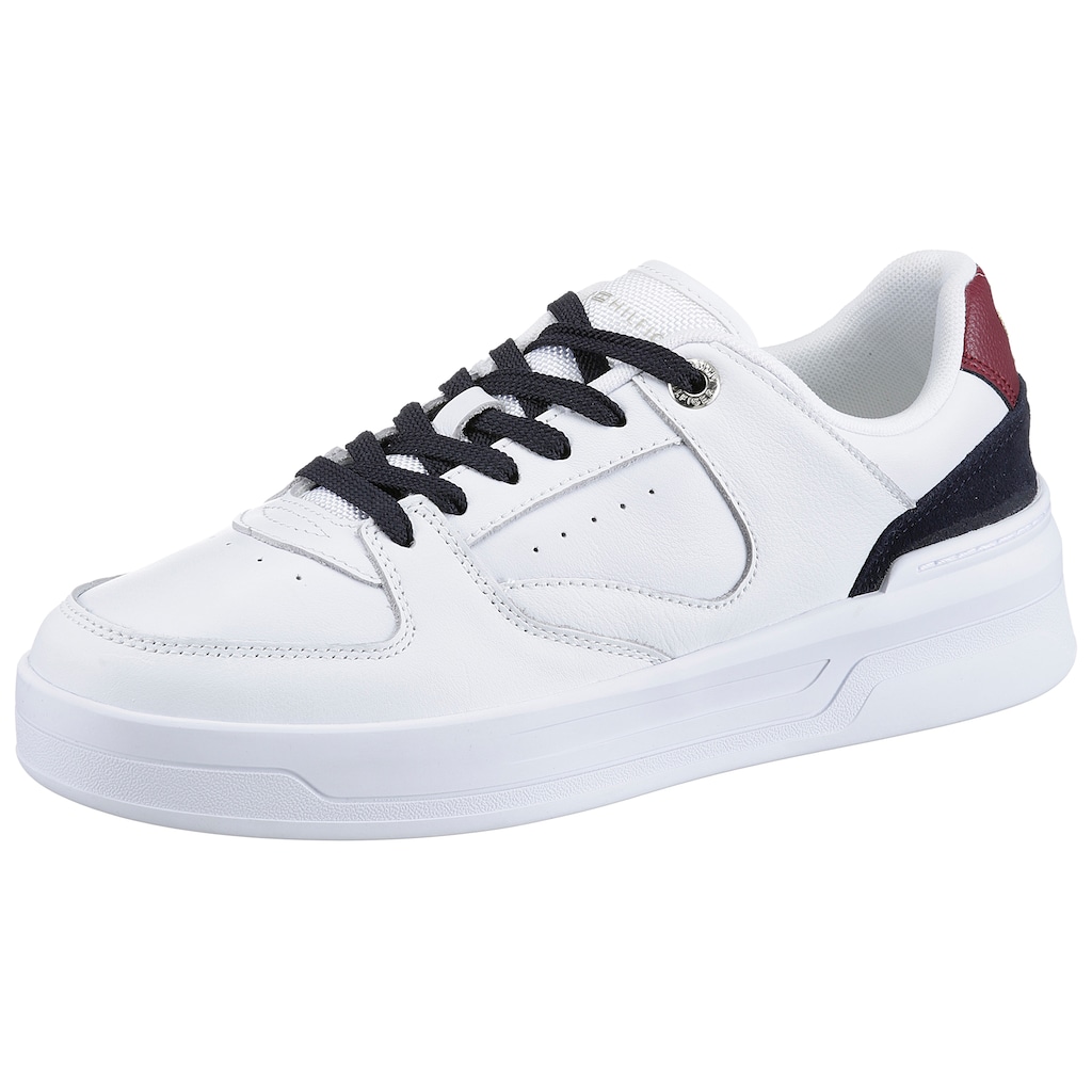 Tommy Hilfiger Plateausneaker »LEATHER BASKET SNEAKER«