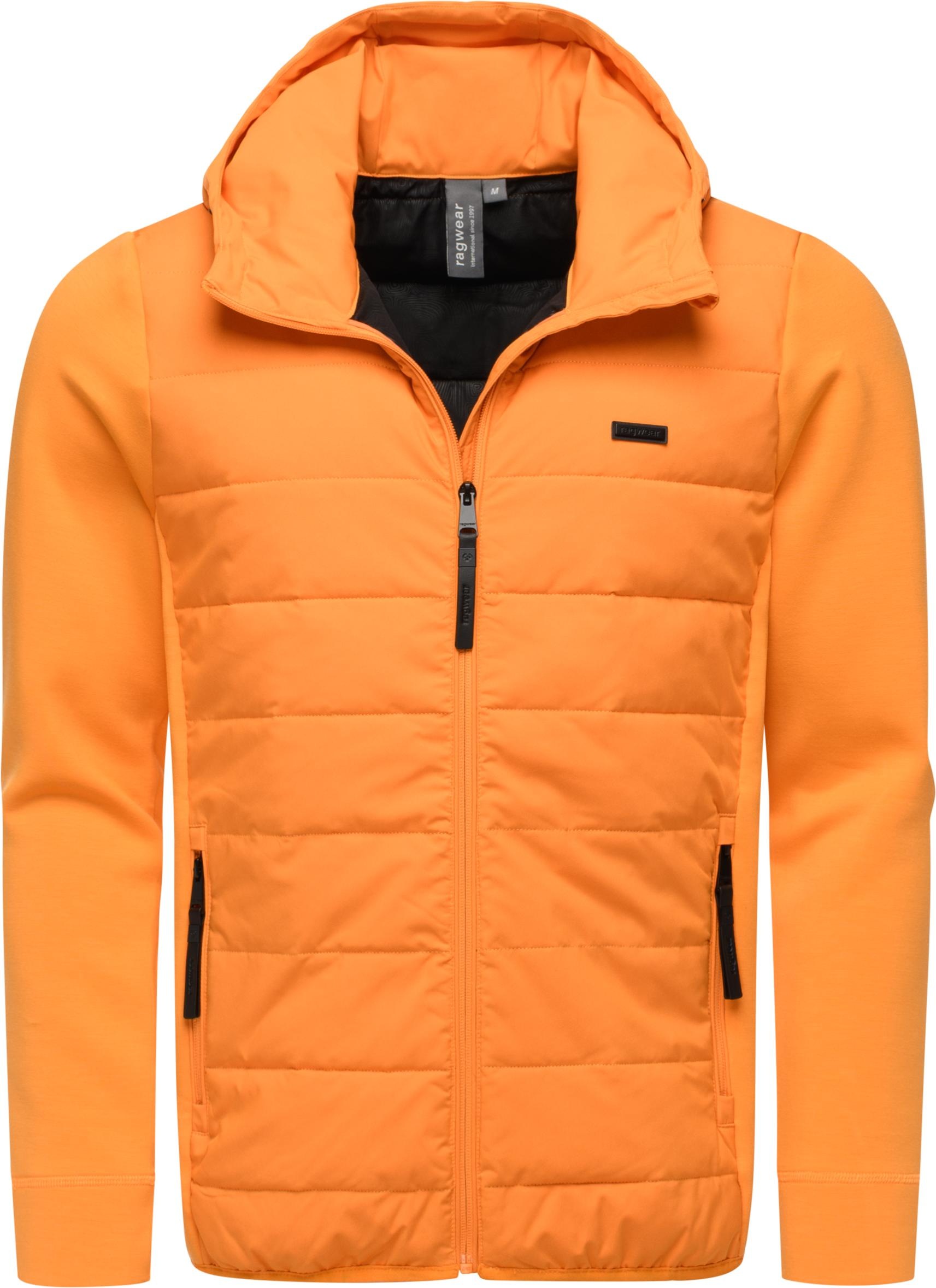 Steppjacke RAGWEAR "Rendy Tech YOUMODO", Herren, Gr. 4XL (60), orange, Obermaterial 1: 100% Polyester; Obermaterial 2: 47% Polyester, 47% Modal, 6% Elasthan; Innenfutter: 100% Polyester; Wattierung: 100% Polyester, gerade hüftbedeckend, hoch geschlossener 3