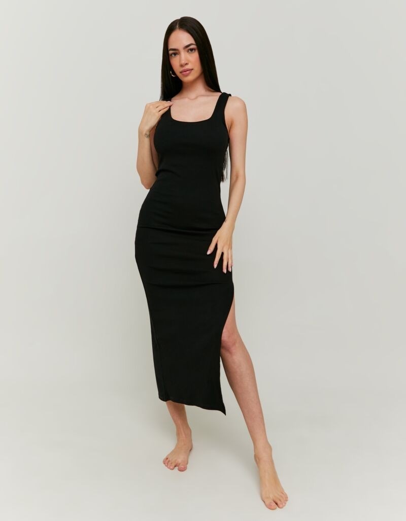 Thumbnail - Tally Weijl Trägerkleid "SDRCOBASIC" Baumwollmischung, mit seitlichem Schlitz