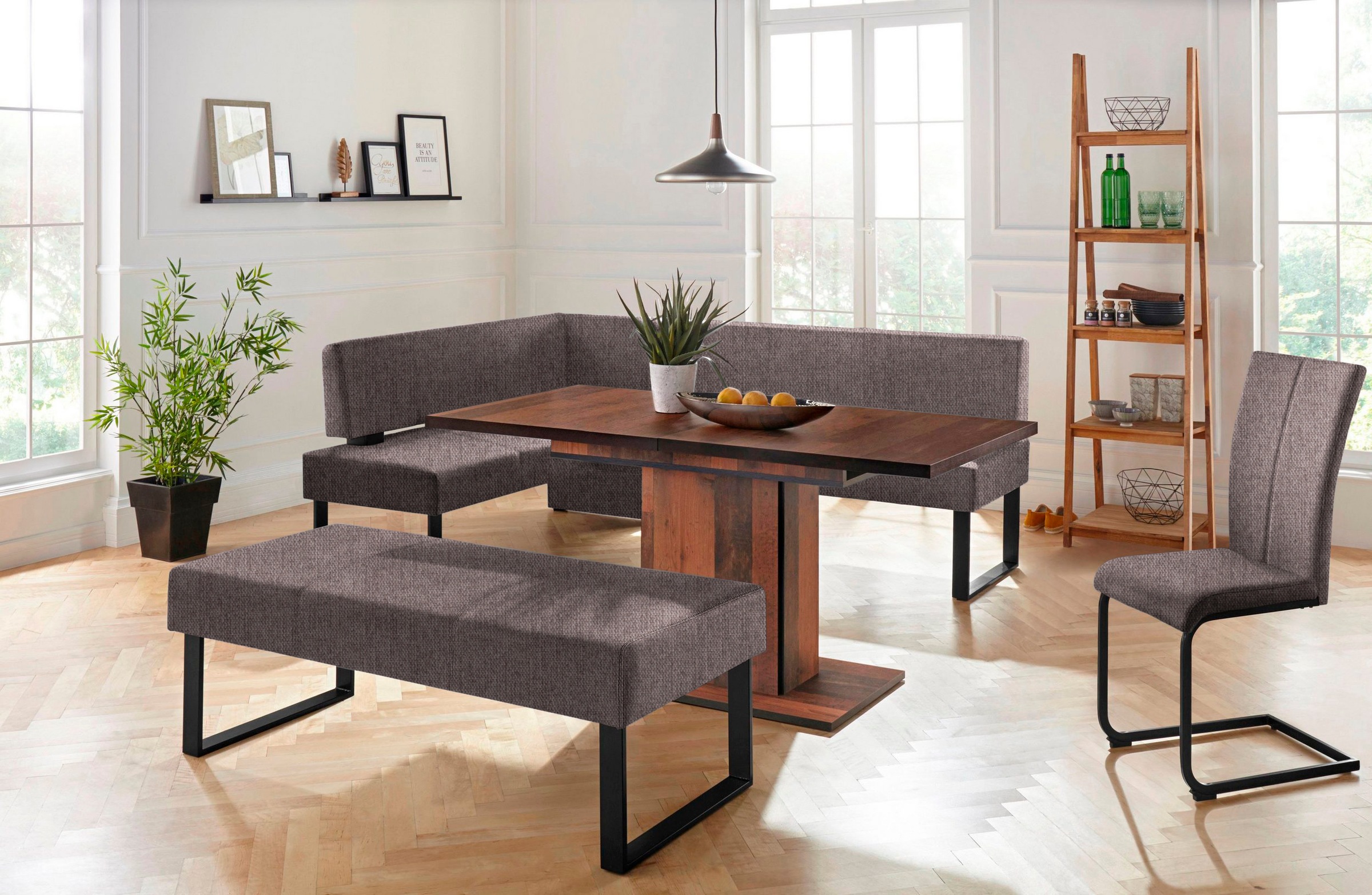 Home affaire Sitzbank »Oliver«, Breite 140cm, mit Metallgestell | BAUR