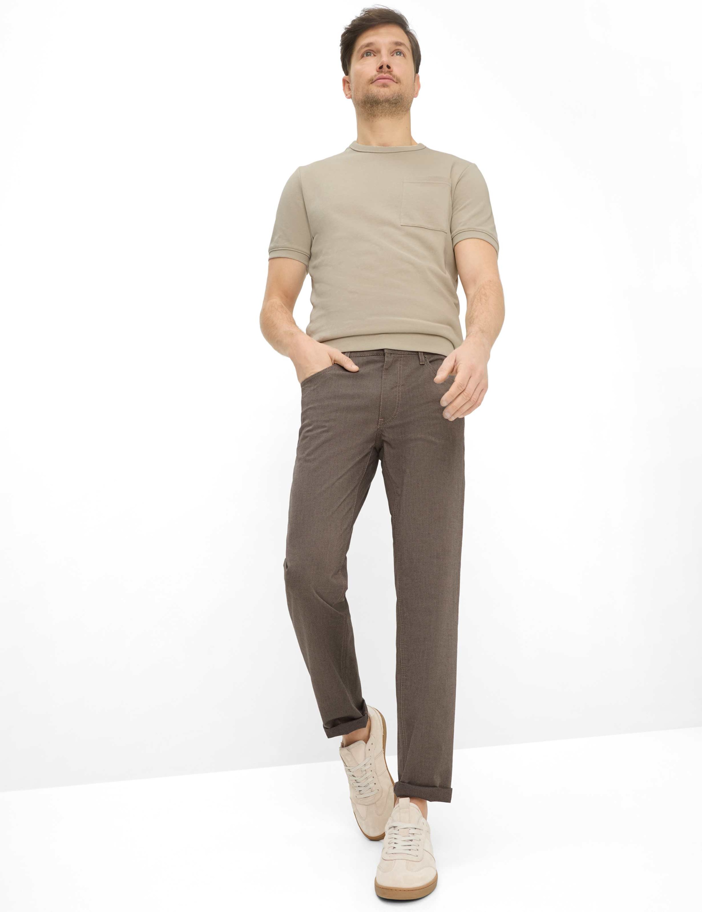 BRAX Cadiz 5-Pocket Trousers Dark Brown 32 2