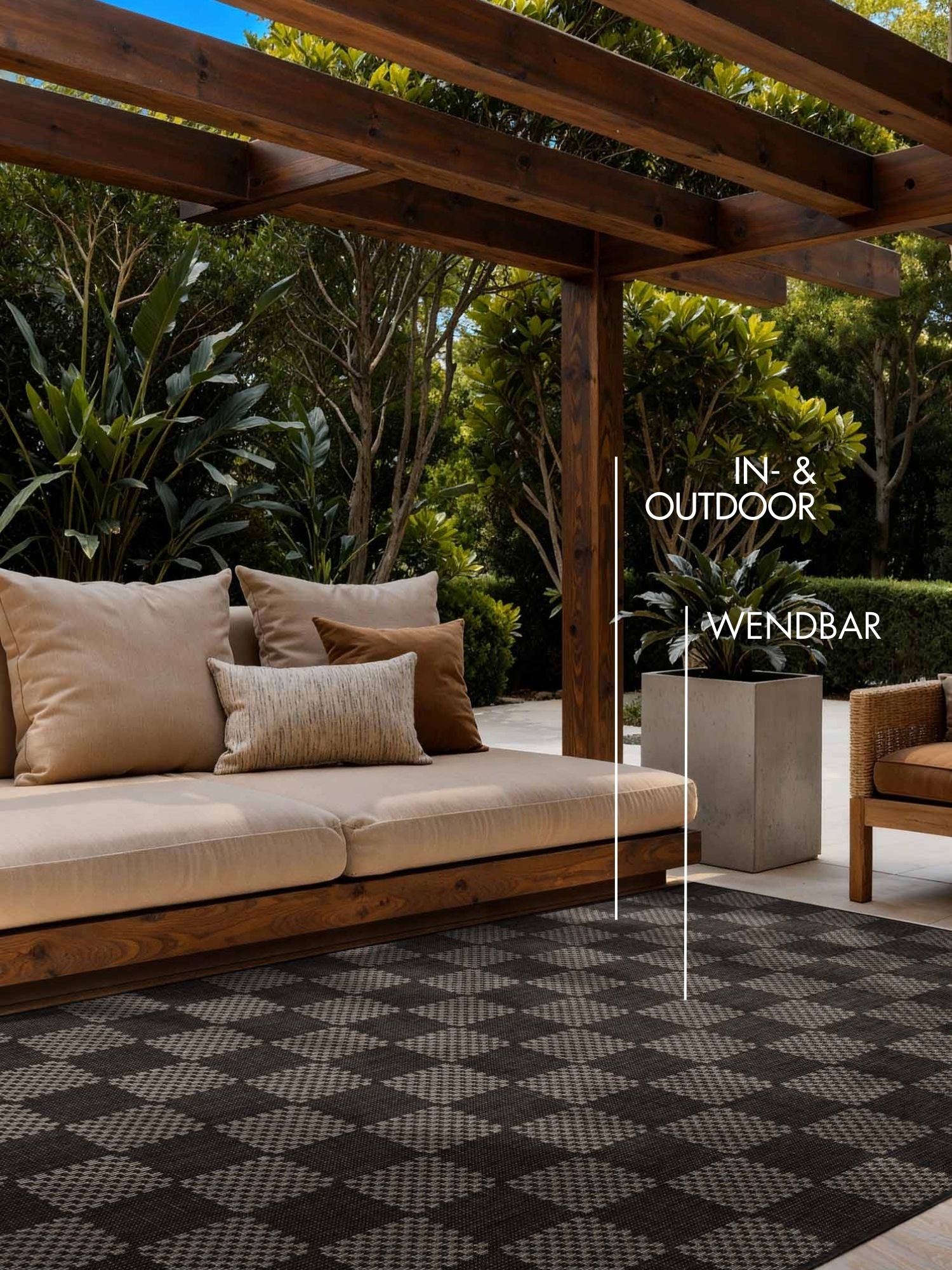 Ted Baker Dorothy Rug Black White 120x170 cm 2