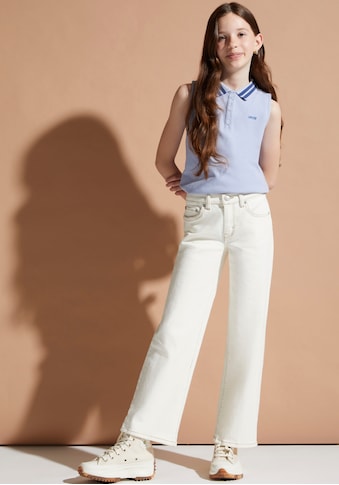 5-Pocket-Jeans »STRETCH TWILL WIDE LEG«