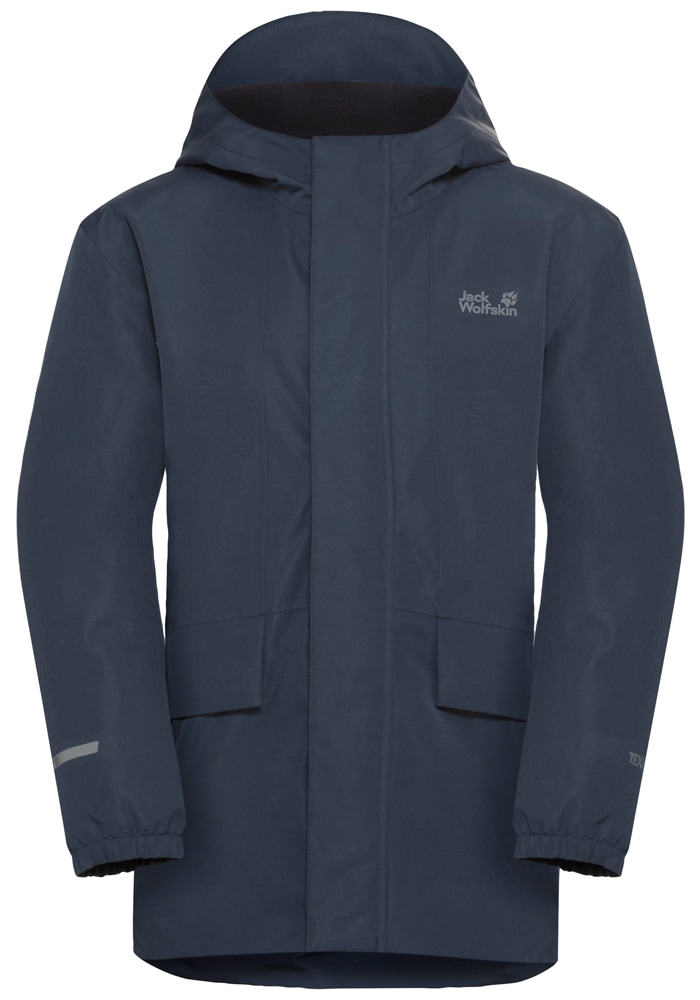 Jack Wolfskin Outdoorjacke »CANVEY JKT KIDS«, mit Kapuze
