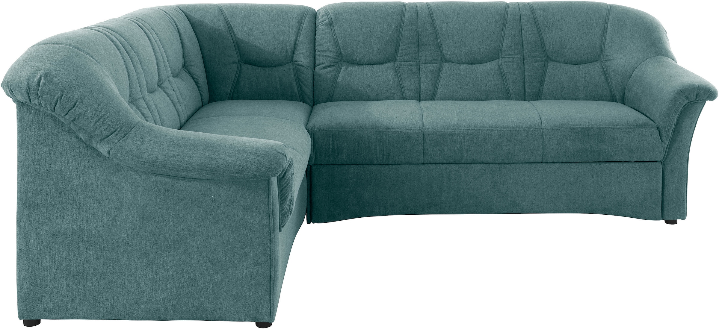 DOMO collection Ecksofa »Sarafina zeitlos und komfortabel, optional mit Federkern, L-Form«, wahlweise mit Bettfunktion