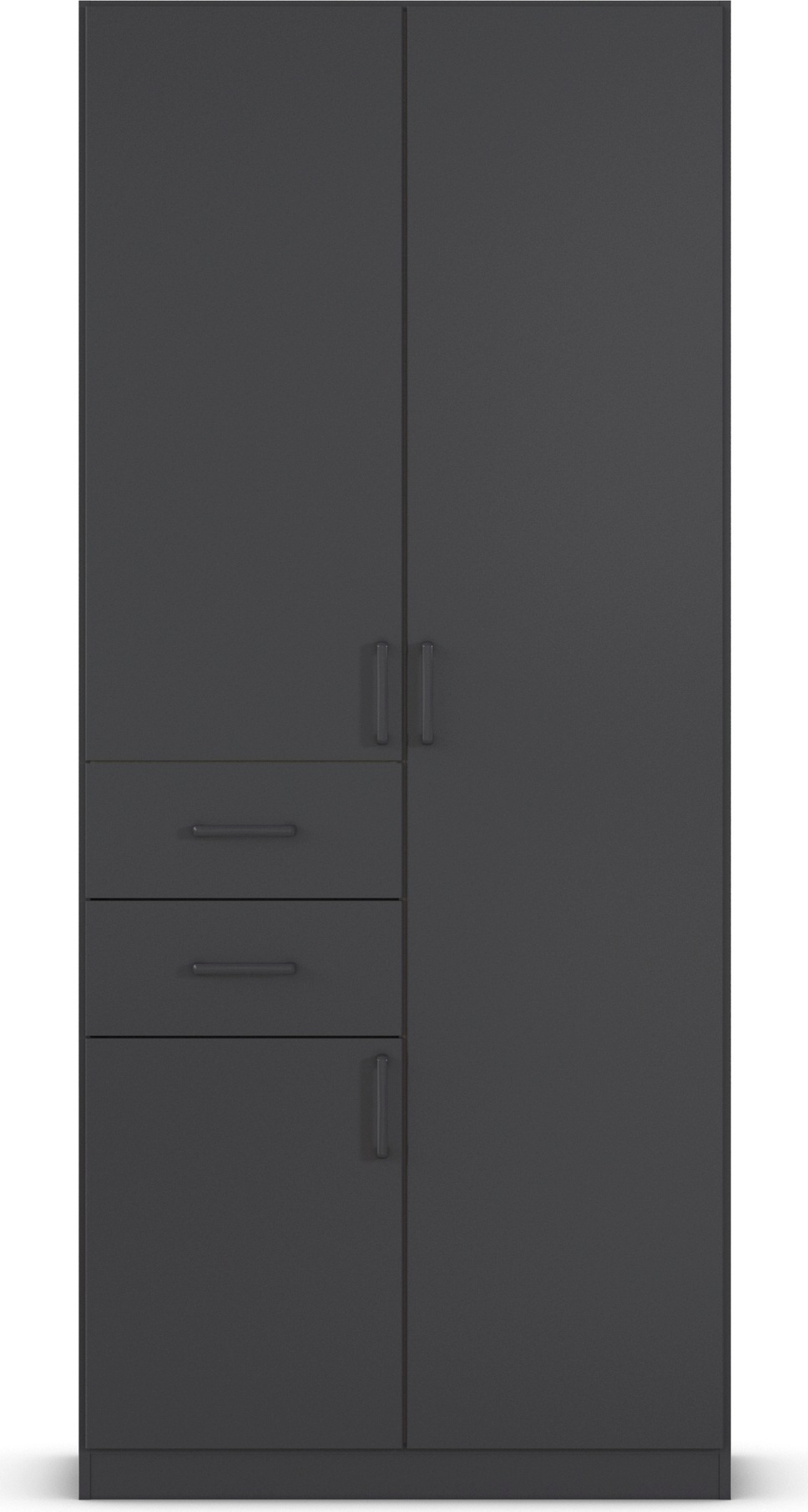 rauch Drehtürenschrank »Kleiderschrank Schrank Garderobe MAIKA mit Dekor-Front«, 2 Schubladen, in verschiedenen Breiten, Höhen, Farben, MADE IN GERMANY