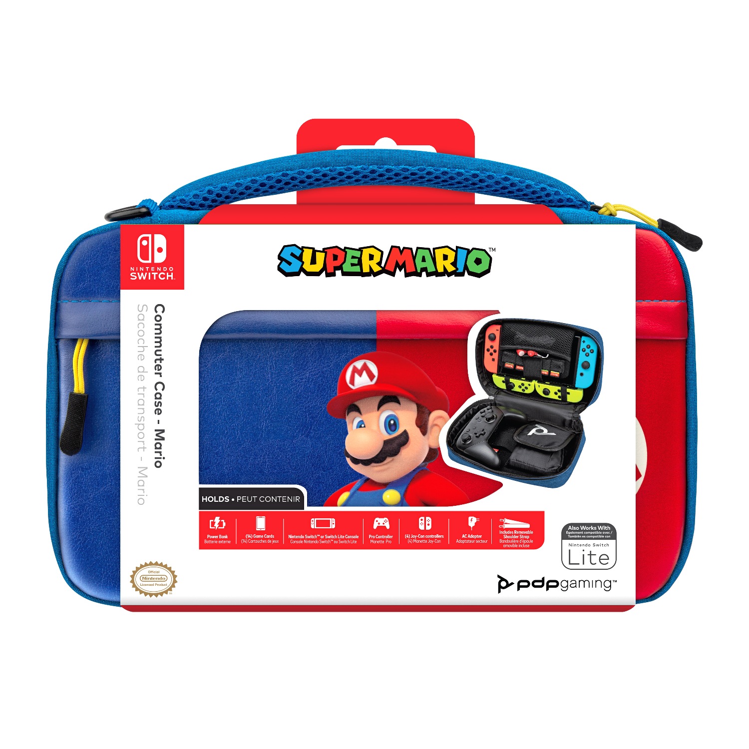 PDP - Performance Designed Products Spielekonsolen-Tasche »PDP Tasche Elite Commuter  Mario Edition Switch«
