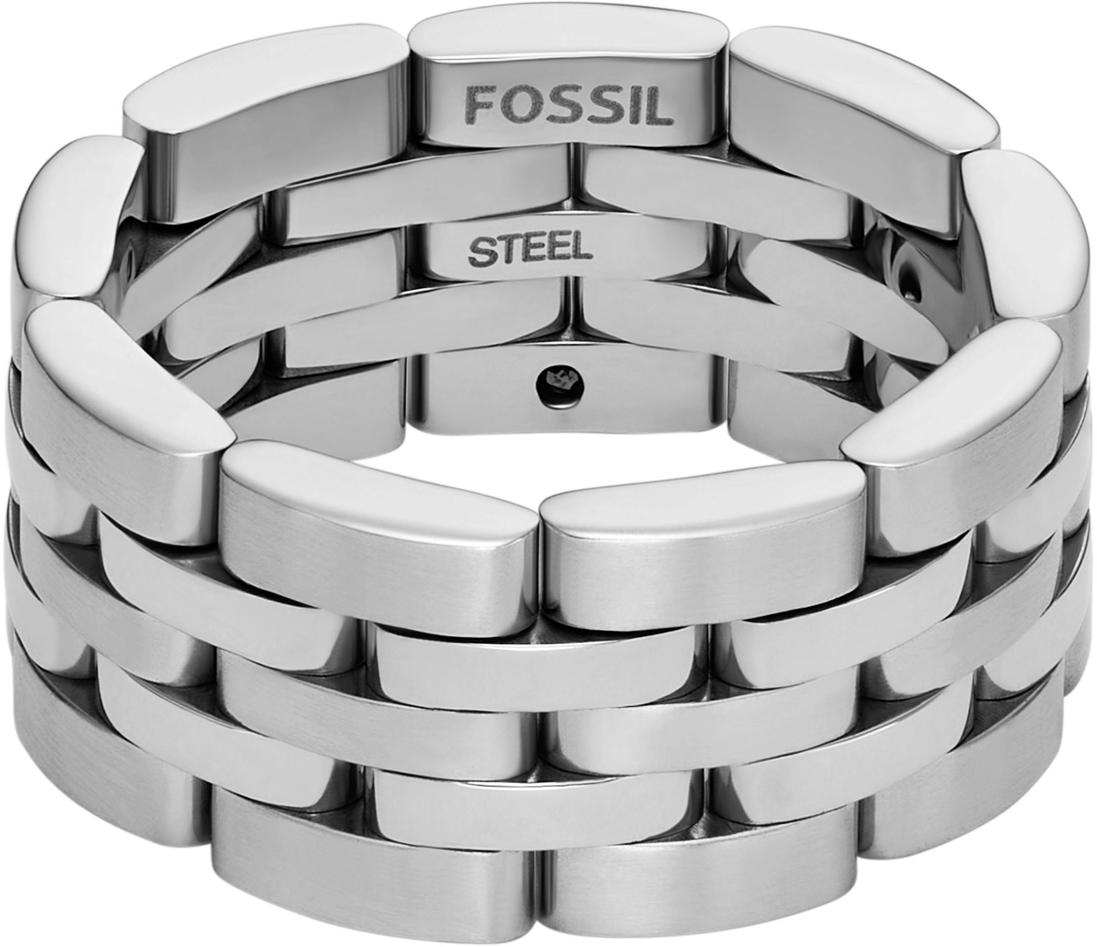 Fossil Fingerring »Schmuck Geschenk Edelstahl Ring Arden, JF04826040«