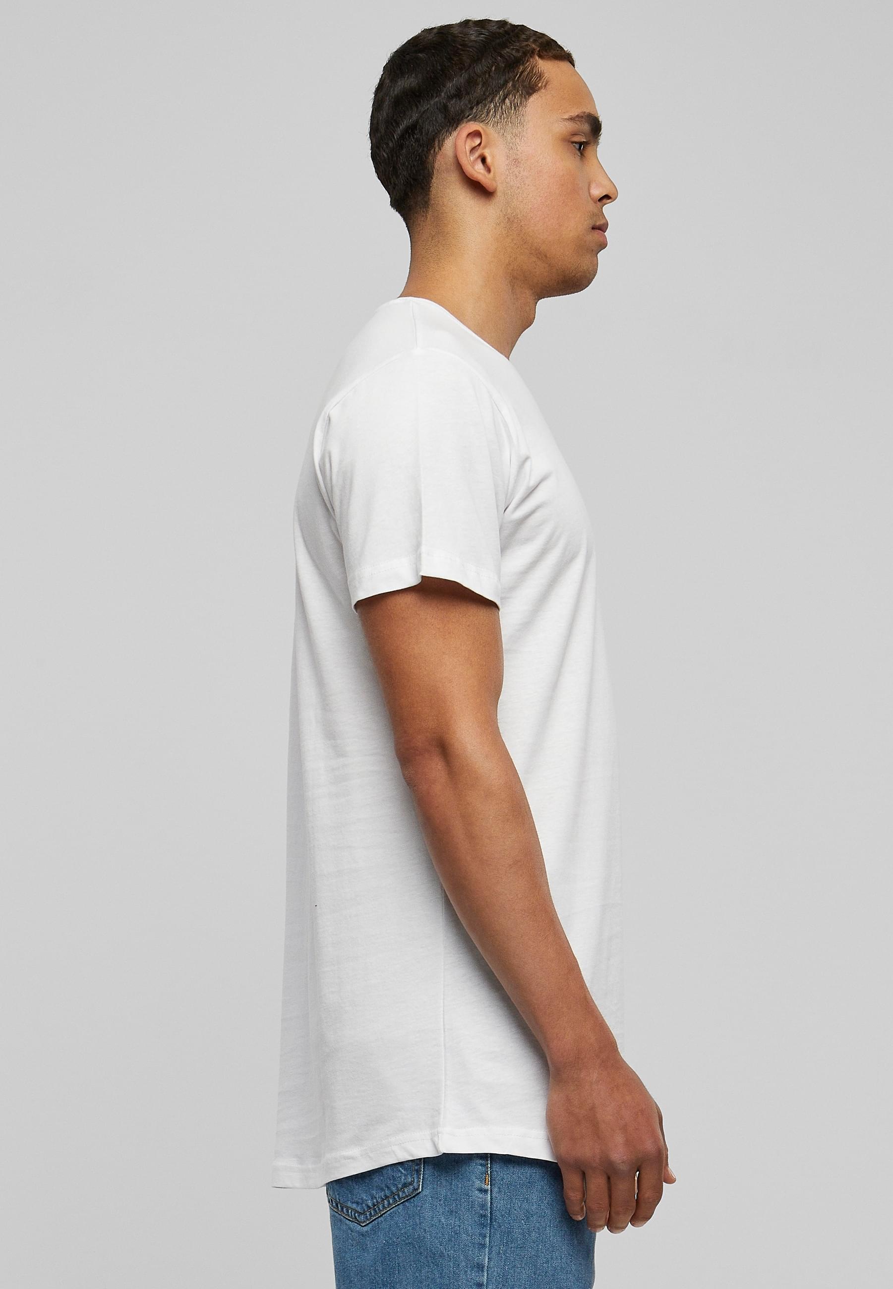 URBAN CLASSICS Kurzarmshirt »Urban Classics Herren Shaped Long Tee«, (1 tlg.)