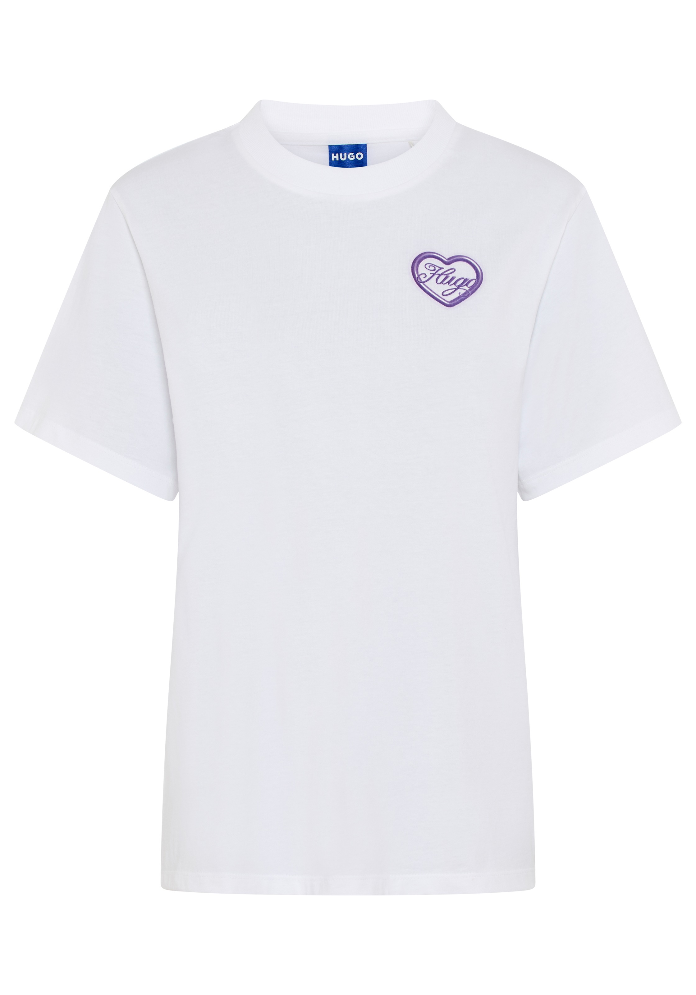 HUGO Blue T-Shirt "Vintage Tee" mit Rundhals, bedruckt günstig online kaufen