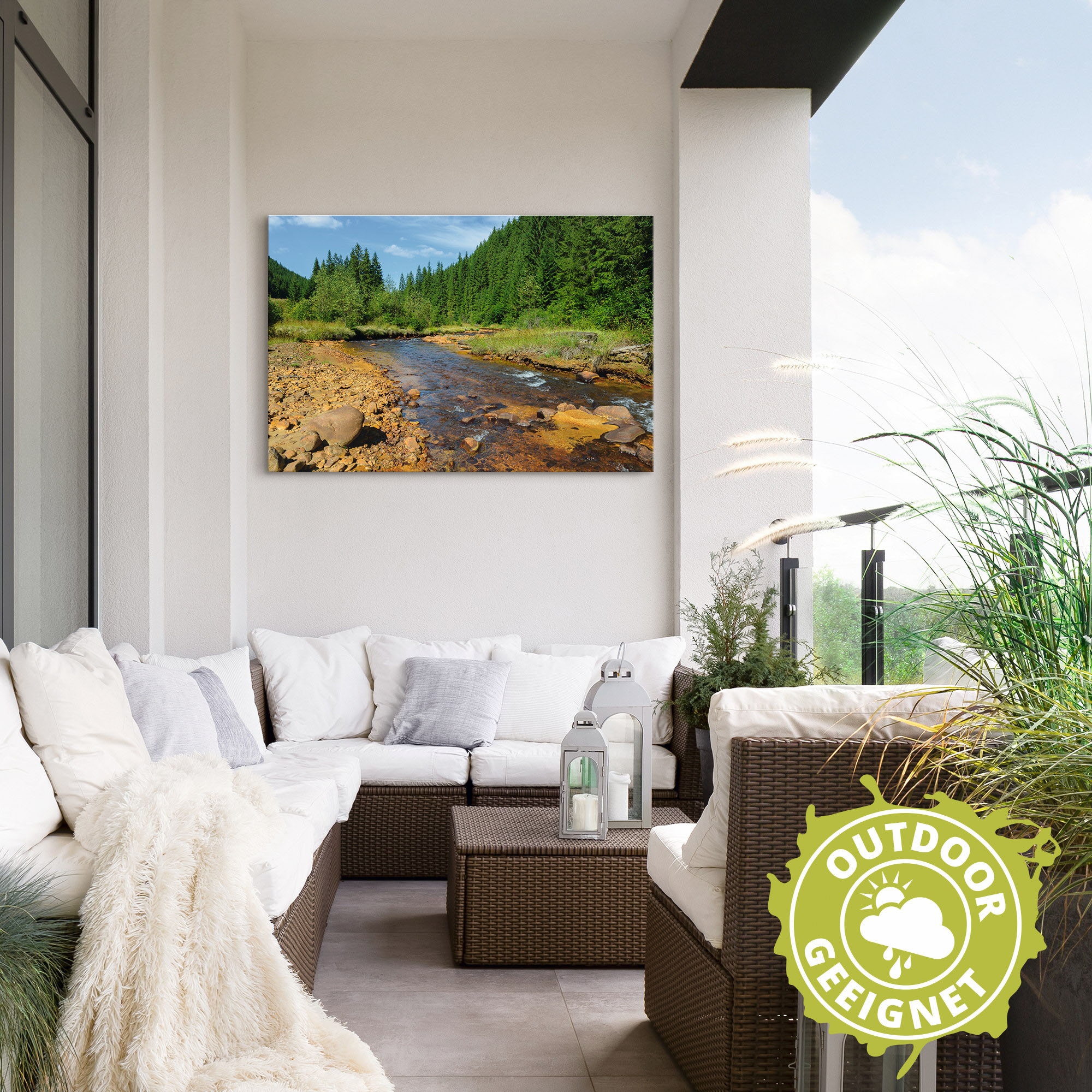 Artland Wandbild »Fluss Neagra, Caliman-Nationalpark«, Gewässer, (1 St.), als Alubild, Outdoorbild, Poster in verschied. Größen