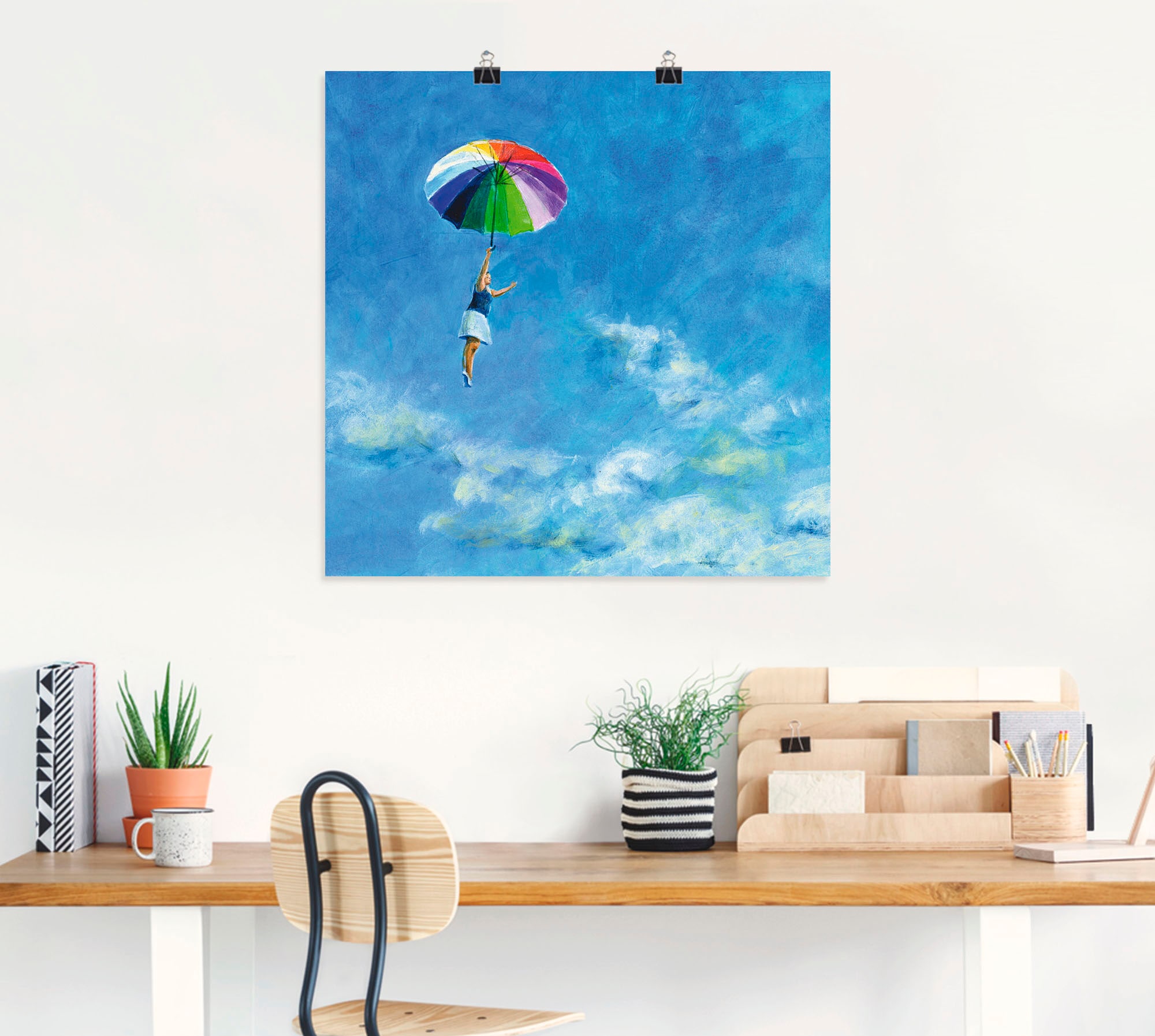 Artland Wandbild »Das Leben leben«, Frau, (1 St.), als Leinwandbild, Poster in verschied. Größen
