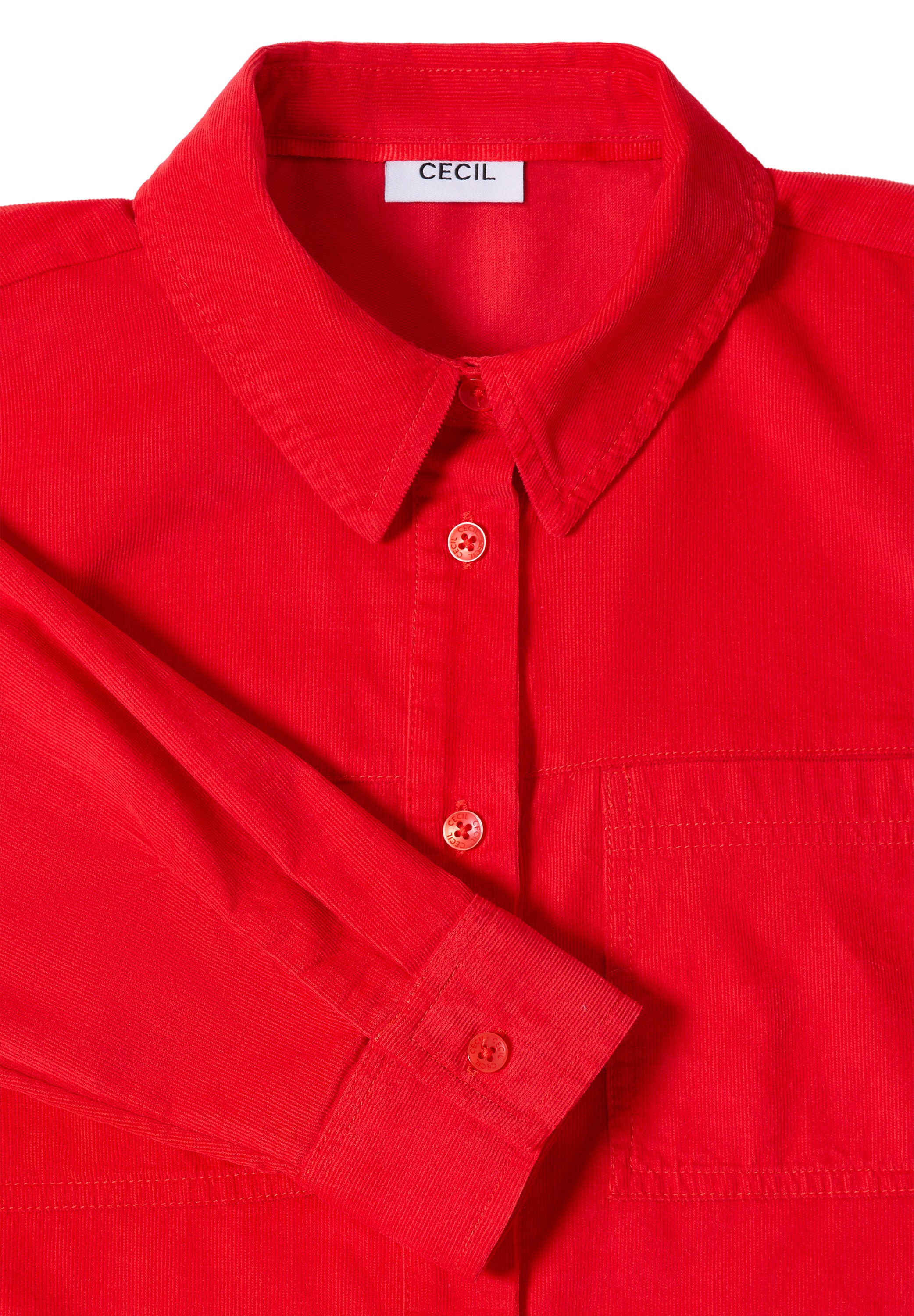 Cecil Hemdbluse aus reiner Baumwolle
