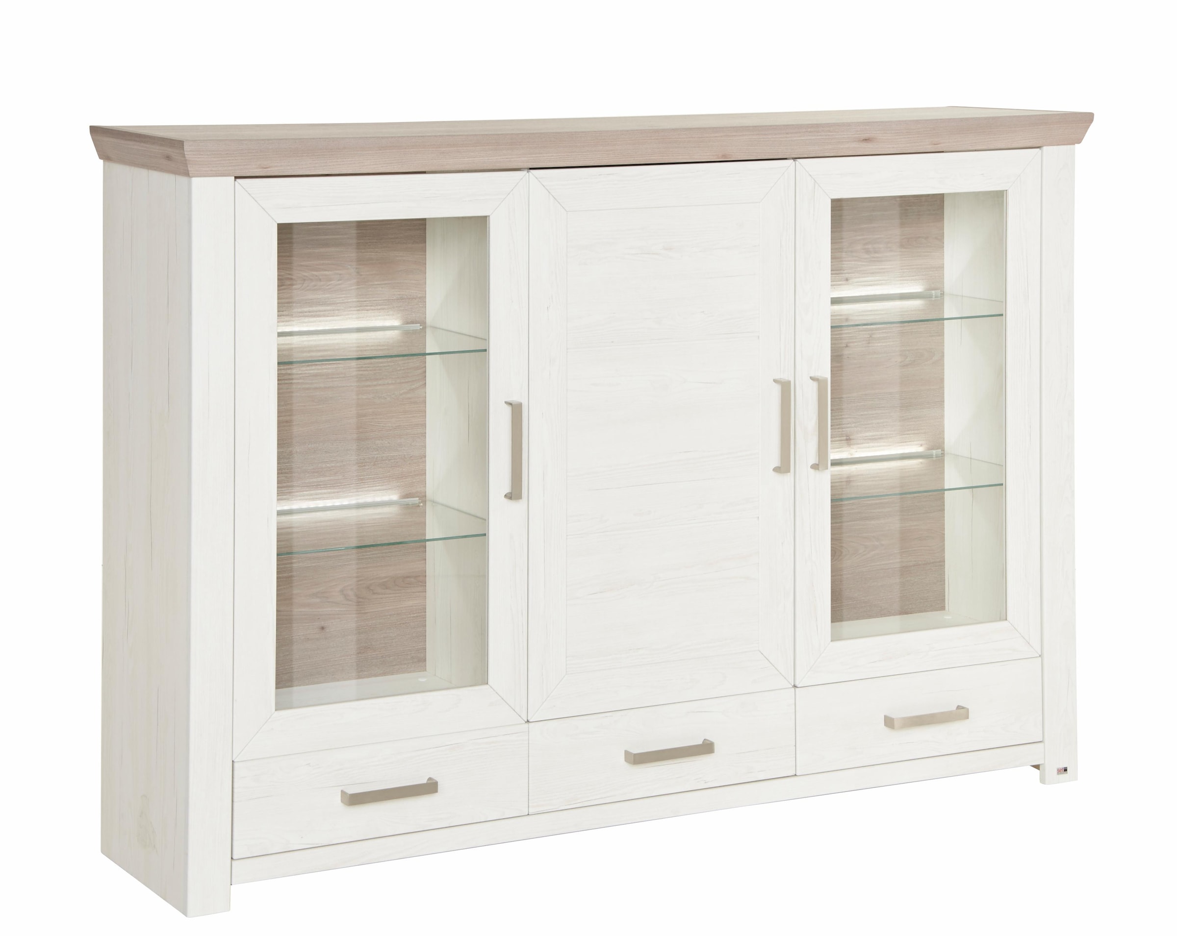 set one by Musterring Highboard »york«, Typ 57,Breite 184 cm