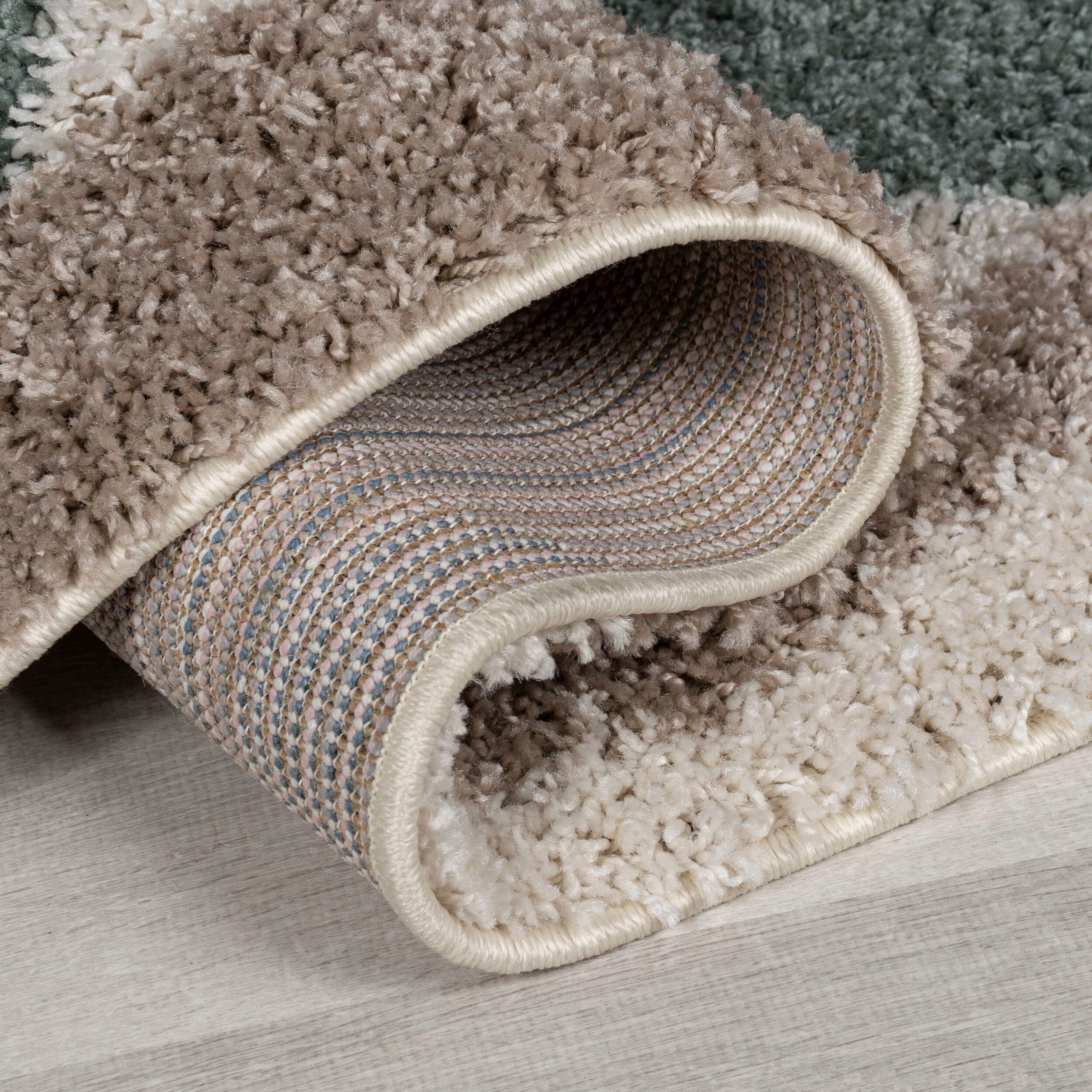 Thumbnail - FLAIR RUGS Hochflor-Teppich "STREAM", rechteckig, 30 mm Höhe