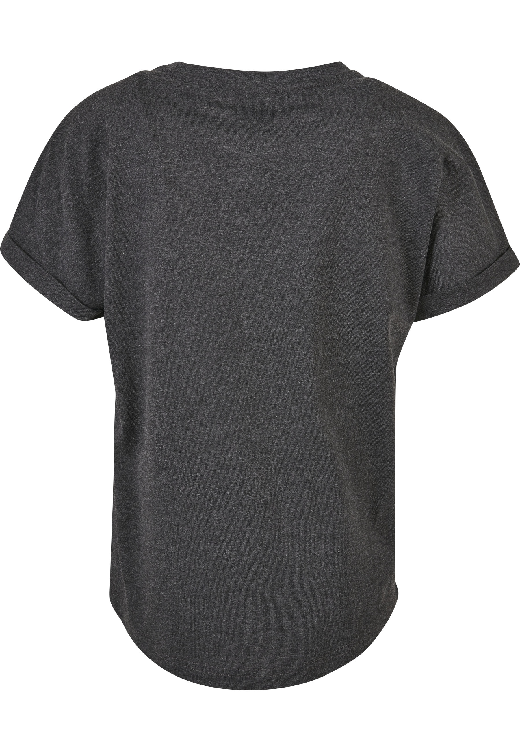 URBAN CLASSICS Kurzarmshirt »Urban Classics Herren Boys Long Shaped Turnup Tee 2-Pack« 1 Stk.