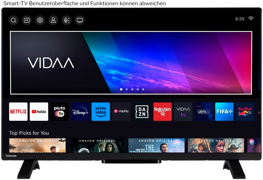 Toshiba DLED-Fernseher »32LV2F63DA« 80 cm/32 ″ Full HD Smart-TV