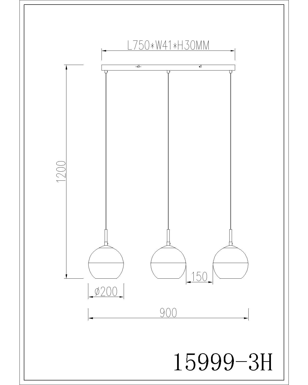 GLOBO LIGHTING Hängeleuchte »RAGUSA« E27 1 Stk. sandfarbene Pendelleuchte, Opal-Glaskugeln, 3xE27, höhenkürzbar