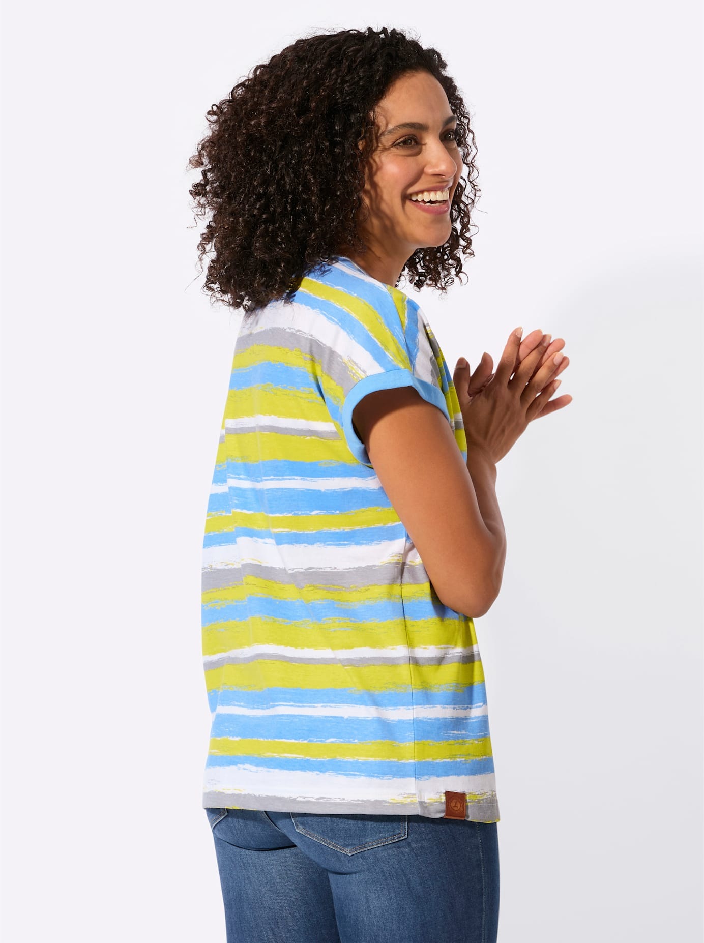 Thumbnail - Casual Looks Kurzarmshirt "Ringelshirt" 1 tlg.