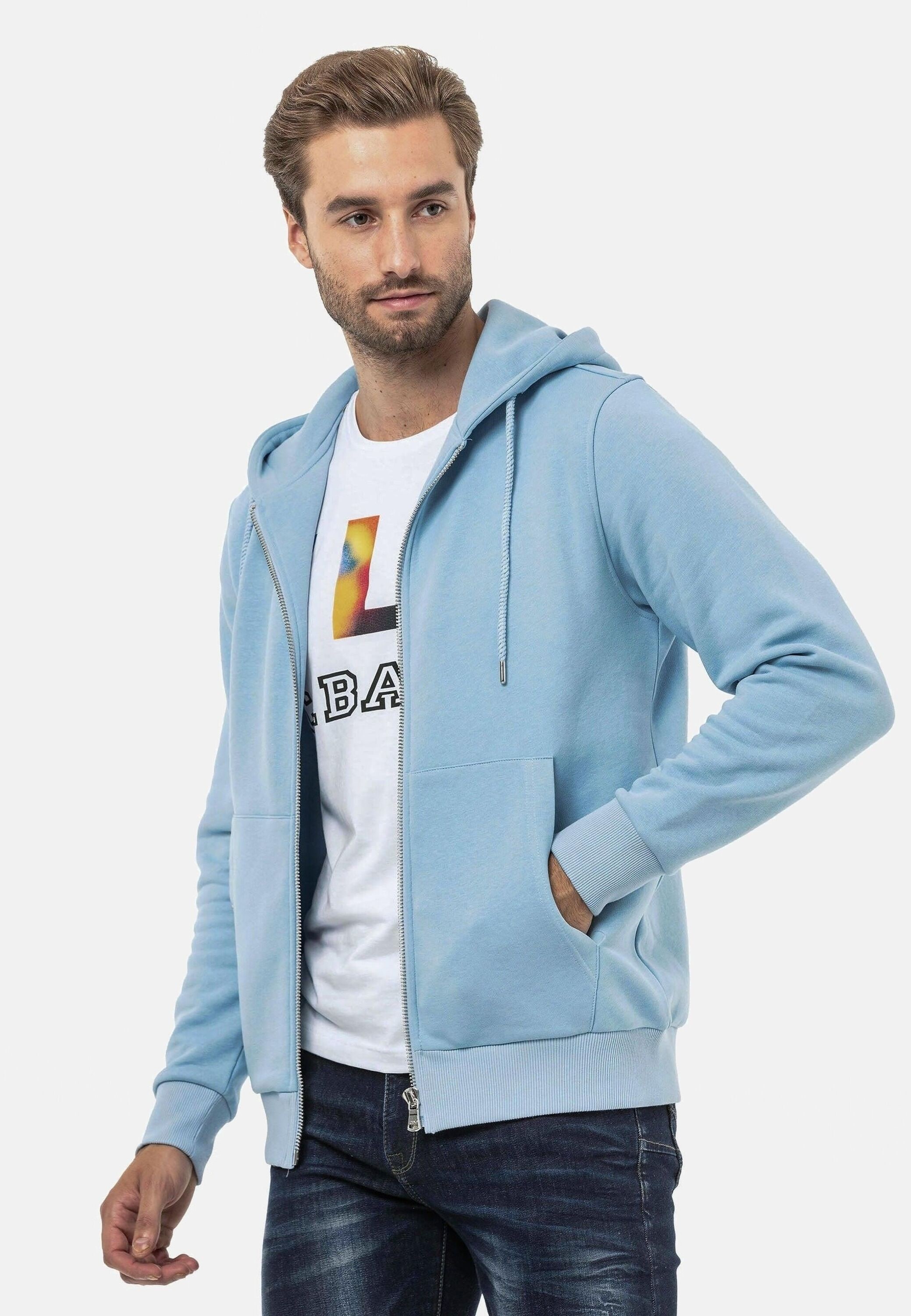 Cipo & Baxx Sweatjacke "Jacken", mit Kapuze, CL556 günstig online kaufen