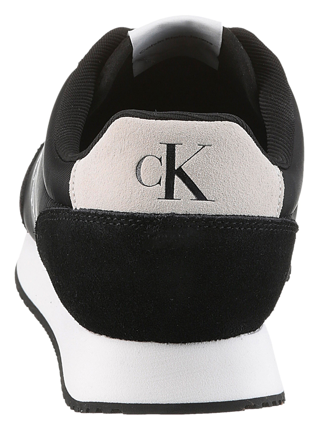 Calvin Klein Jeans Plateausneaker »RETRO RUNNER ICONIC SNK«, Freizeitschuh, Schnürschuh, Halbschuh mit seitlichem CK-Logo