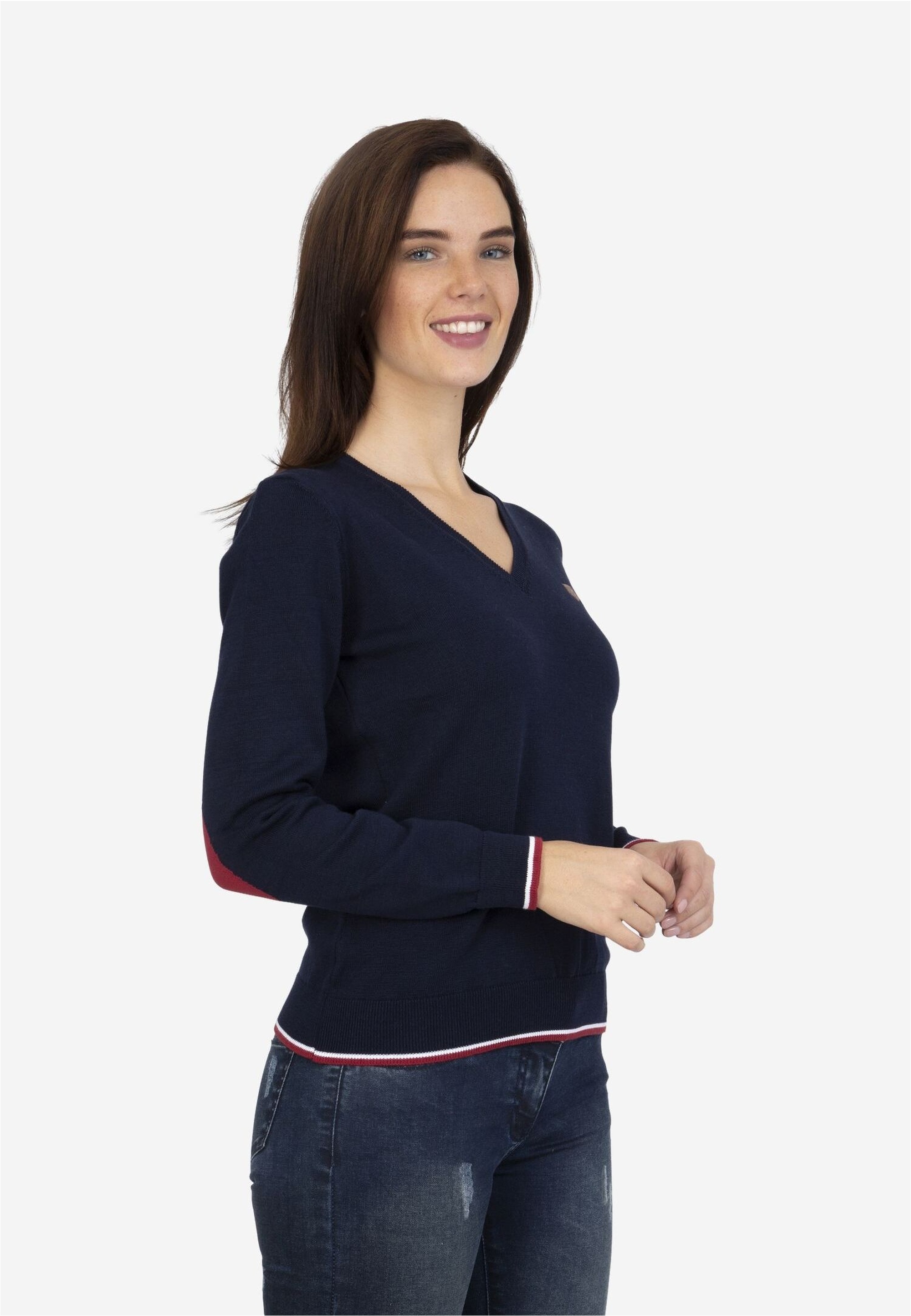 SIR RAYMOND TAILOR Strickpullover »Pergusars«, mit elegantem V-Ausschnitt