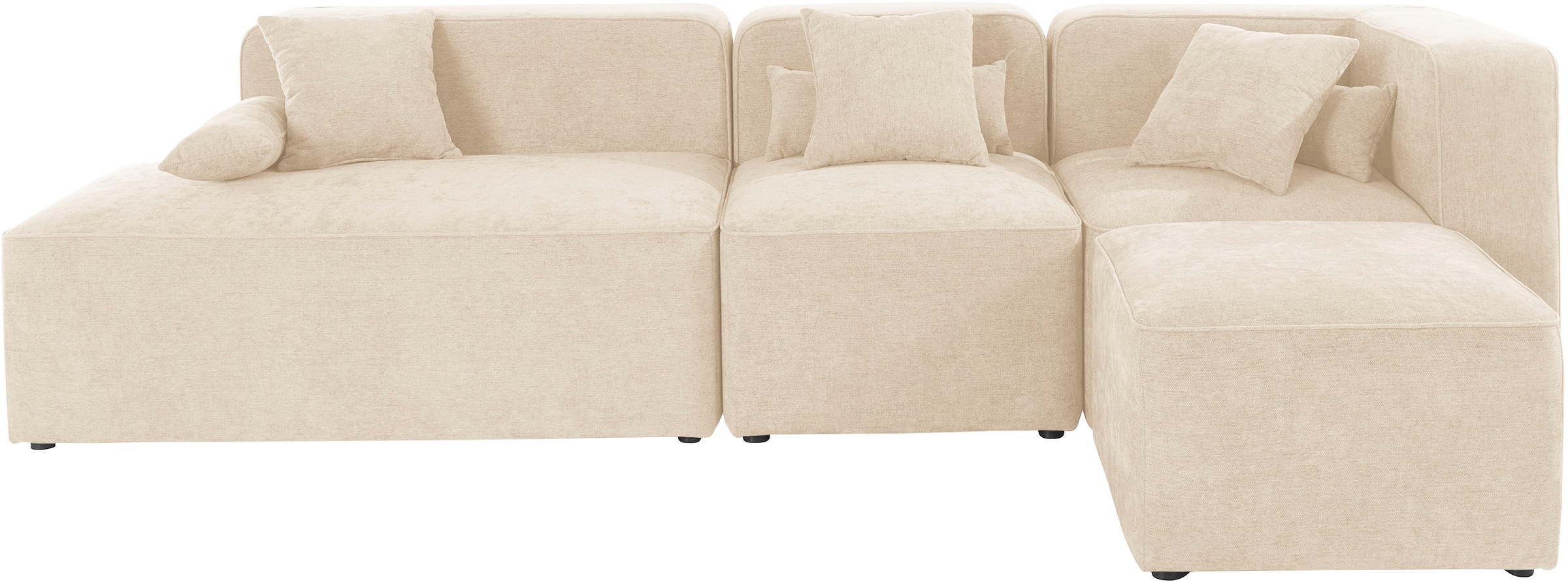 Home affaire Ecksofa "Sundstrup L-Form" Modulserie, individuelle Zusammenst günstig online kaufen
