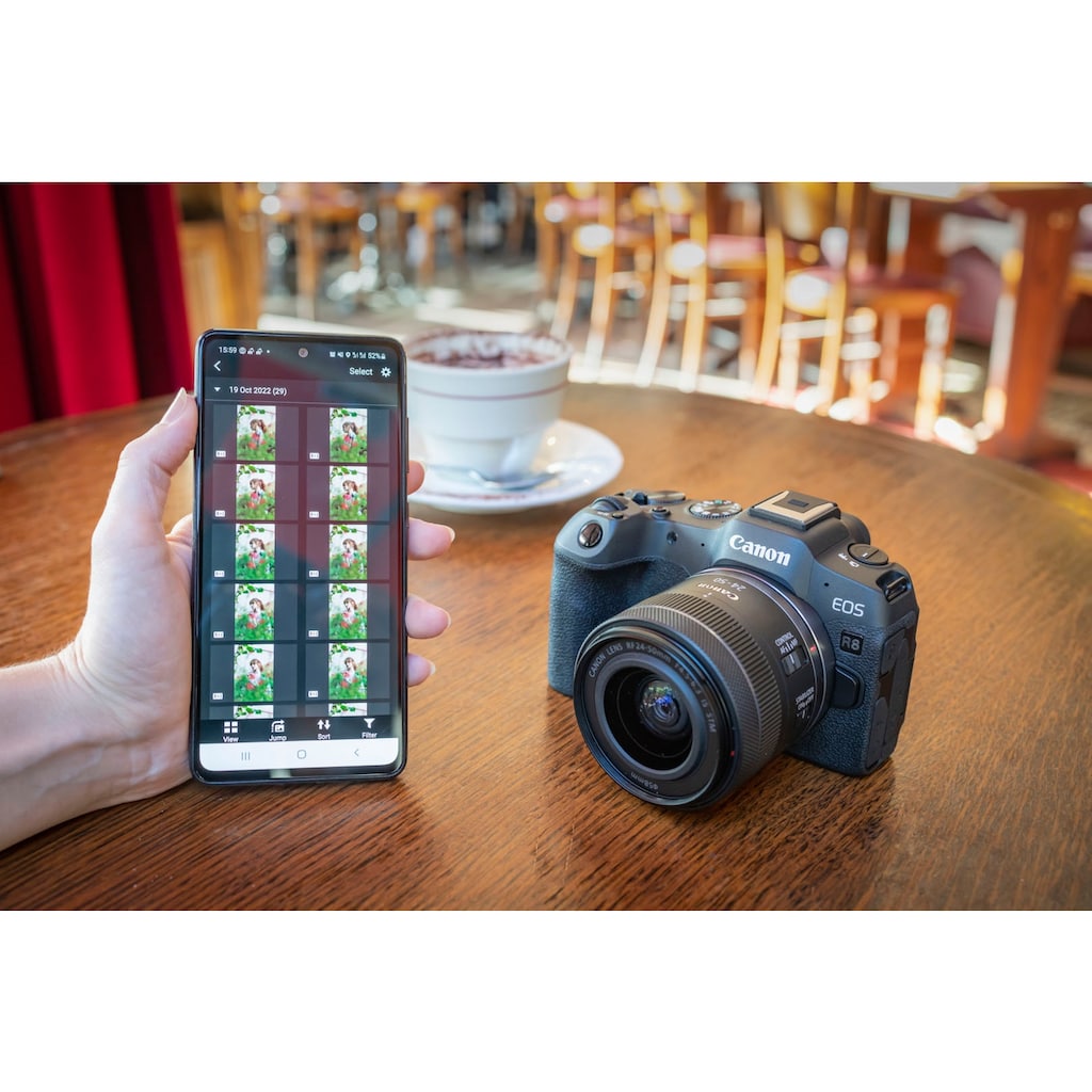 Canon Systemkamera »EOS R8«, 24,2 MP, Bluetooth-WLAN, verfügbar ab 17.04.23